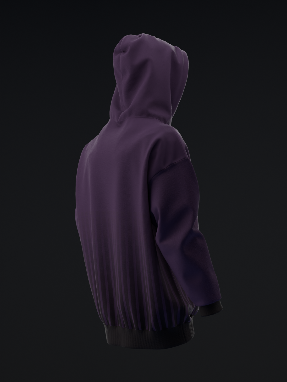 TUCSON COYOTES - STRIPES - PURPLE BLACK TEAL HOODIE