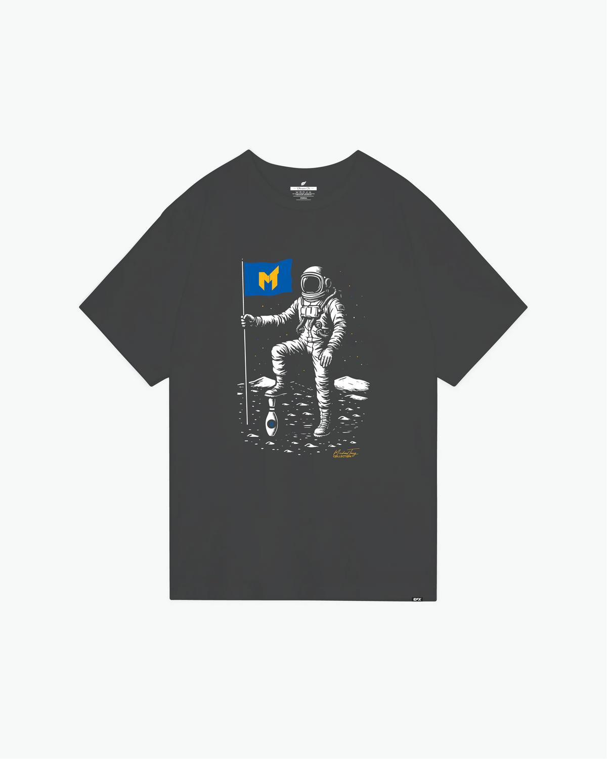 SPACE 9 - FIRST LANDING GRAY TEE