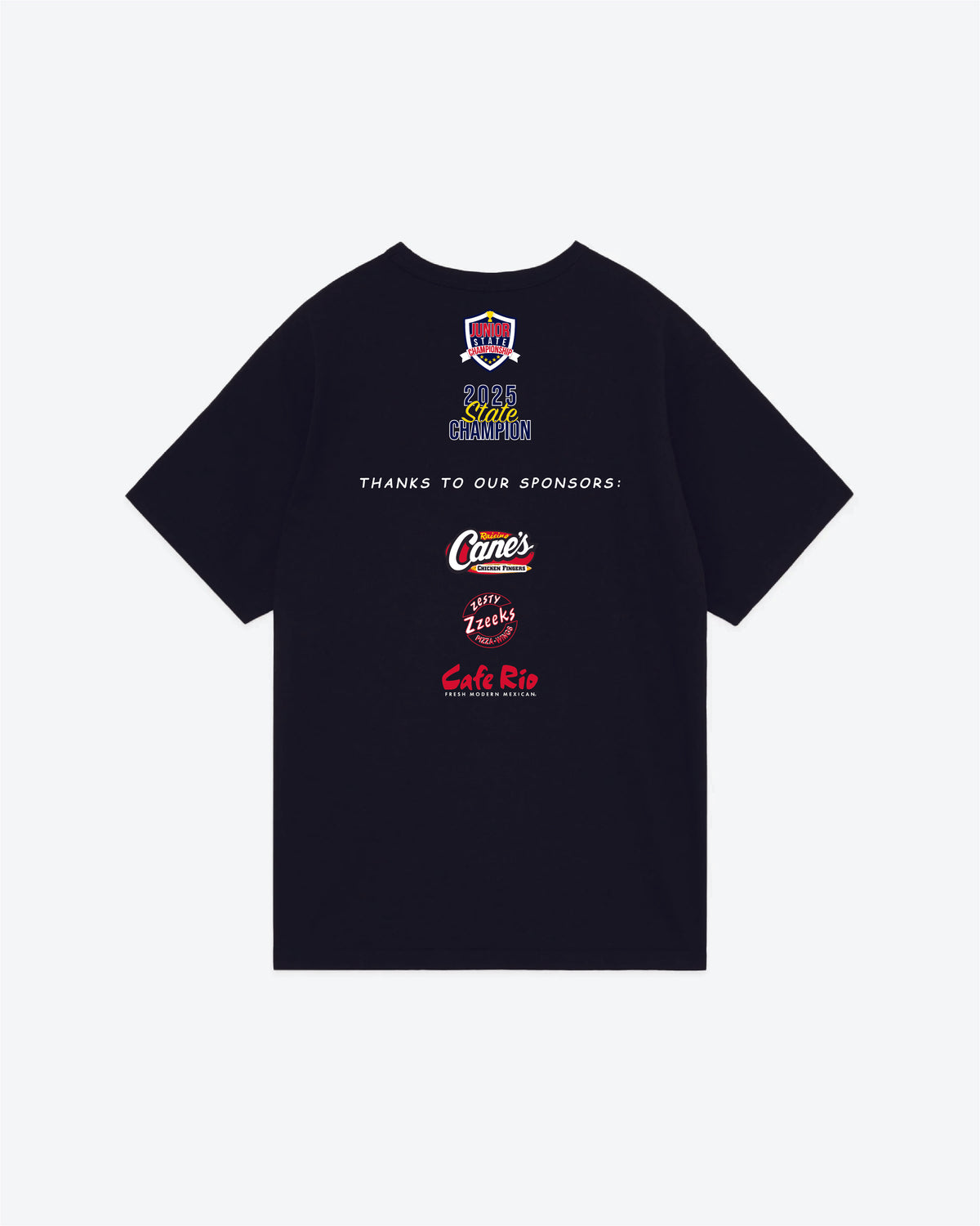 CHANDLER HS - CHEERLEADING BLACK TEE