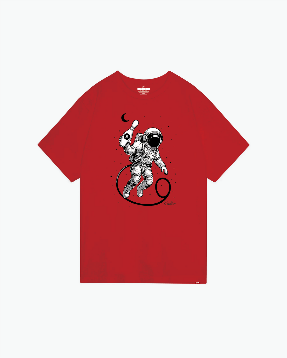 SPACE 9 - ASTRONAUT DREAMSCAPE RED TEE
