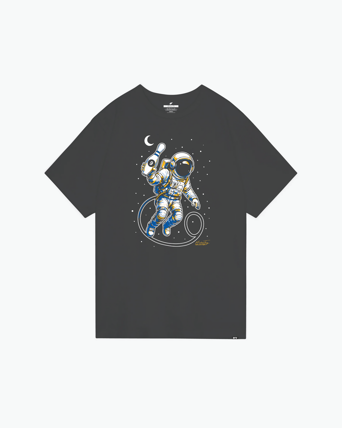 SPACE 9 - ASTRONAUT DREAMSCAPE GRAY TEE