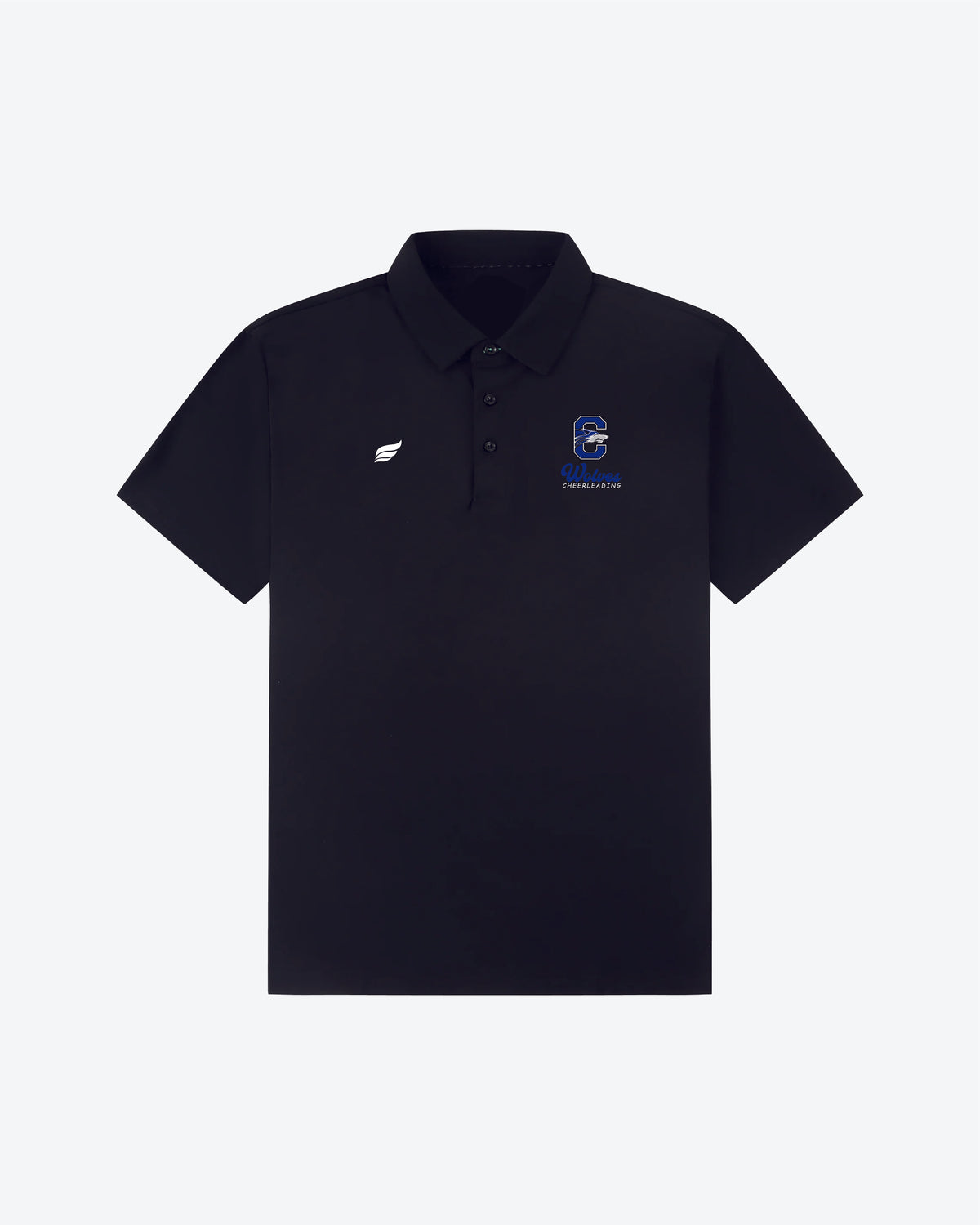 CHANDLER HS - CHEERLEADING BLACK POLO