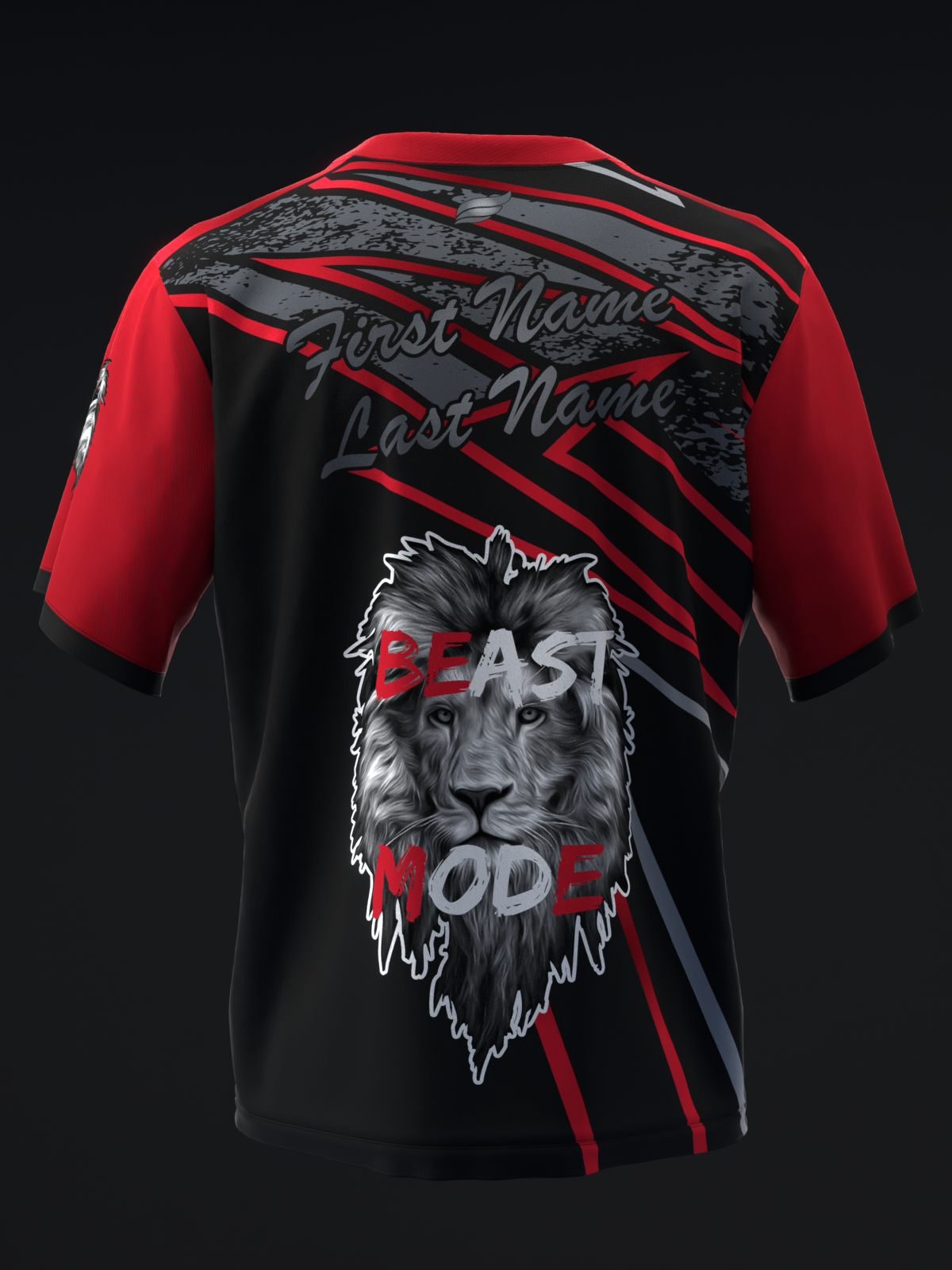 BEAST OF THE EAST - GRANGE - CHARCOAL RED - BOWLING JERSEY