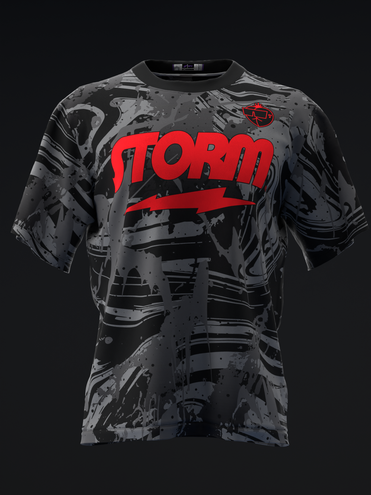TBBC STORM - TROPICAL SURGE MIDNIGHT PEARL - BOWLING JERSEY