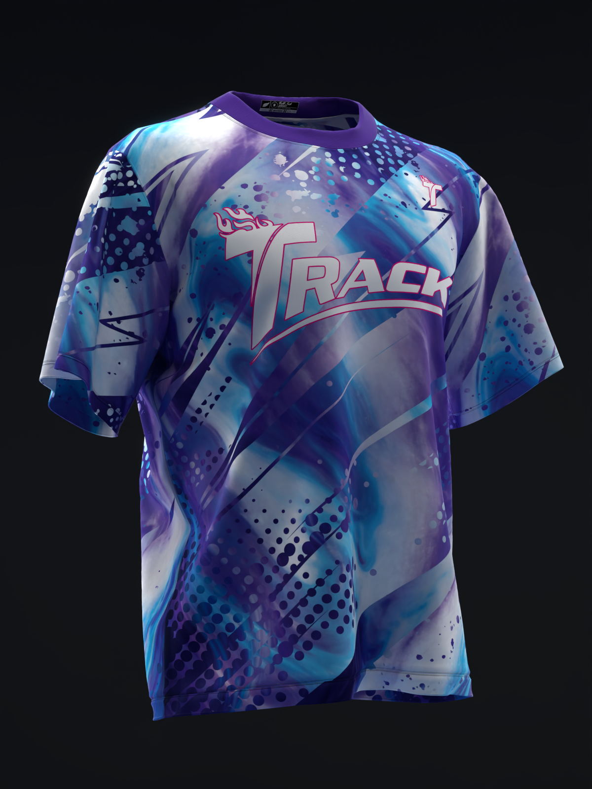 Track - Kinetic Sapphire Ice - Bowling Jersey