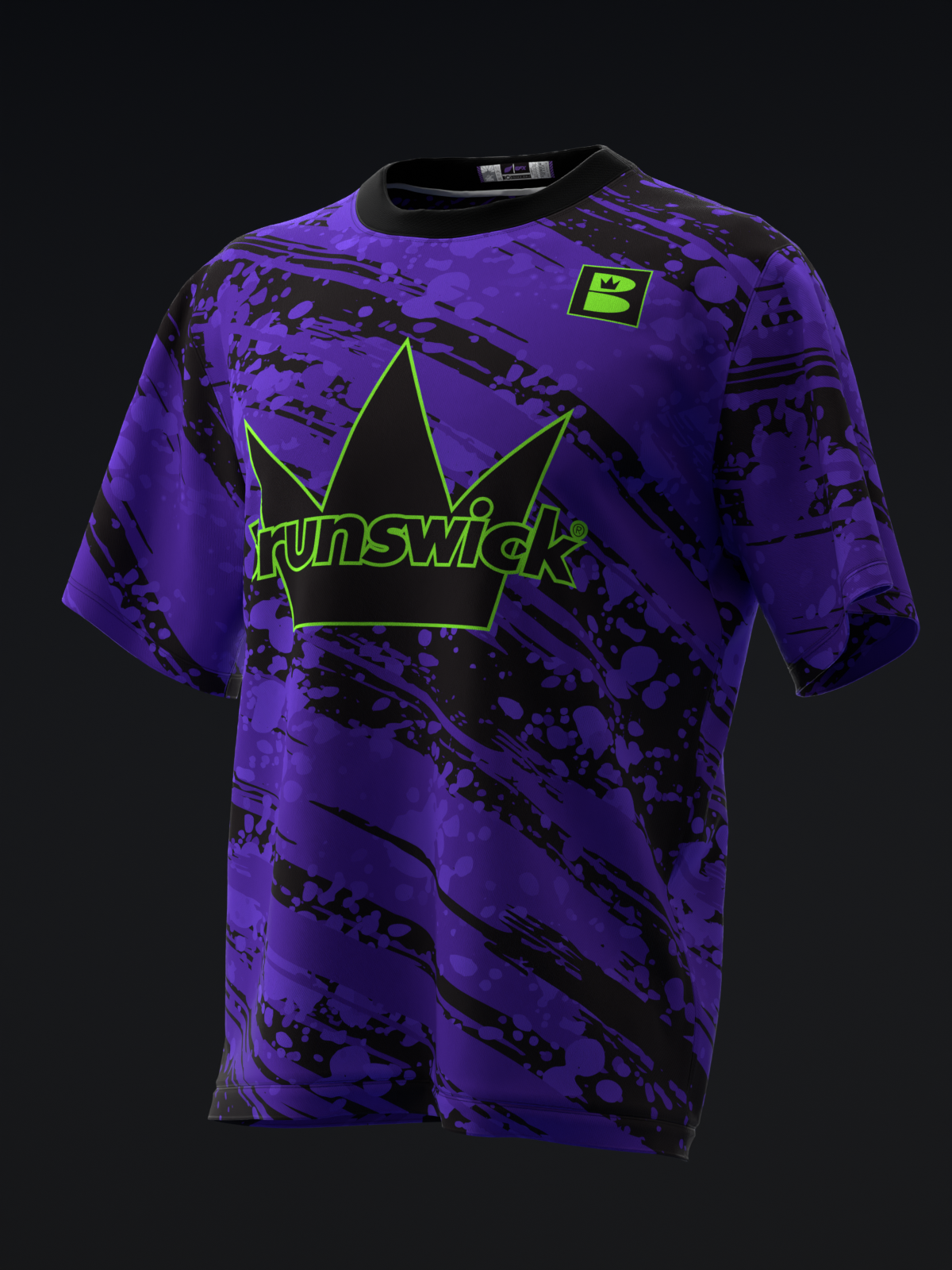 BRUNSWICK - CROWN 78U NEON - BOWLING JERSEY