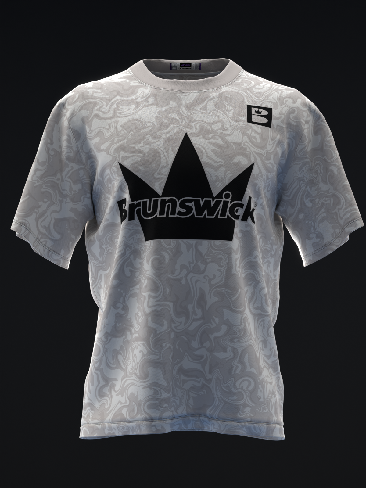 BRUNSWICK - IVORY RHINO PRO  - BOWLING JERSEY