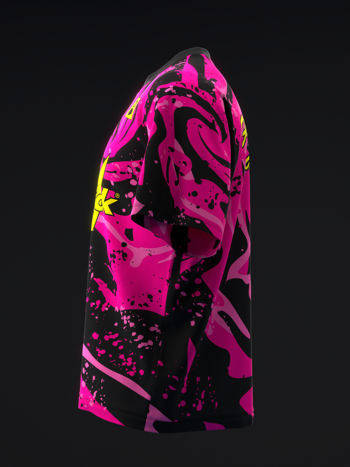 BRUNSWICK - TWIST PINK BLACK - BOWLING JERSEY