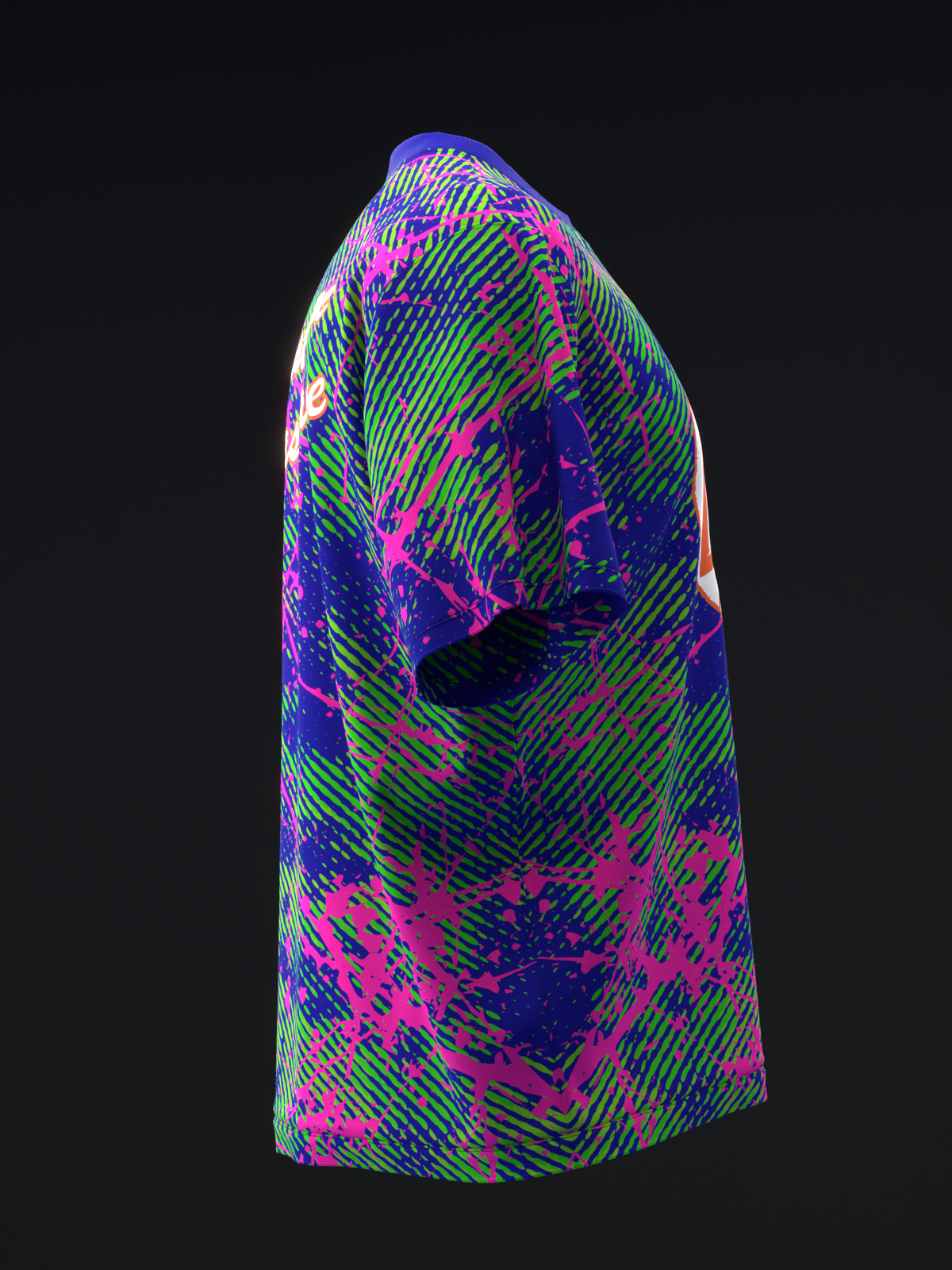 DV8 - HECKLER HYBRID NEON - BOWLING JERSEY