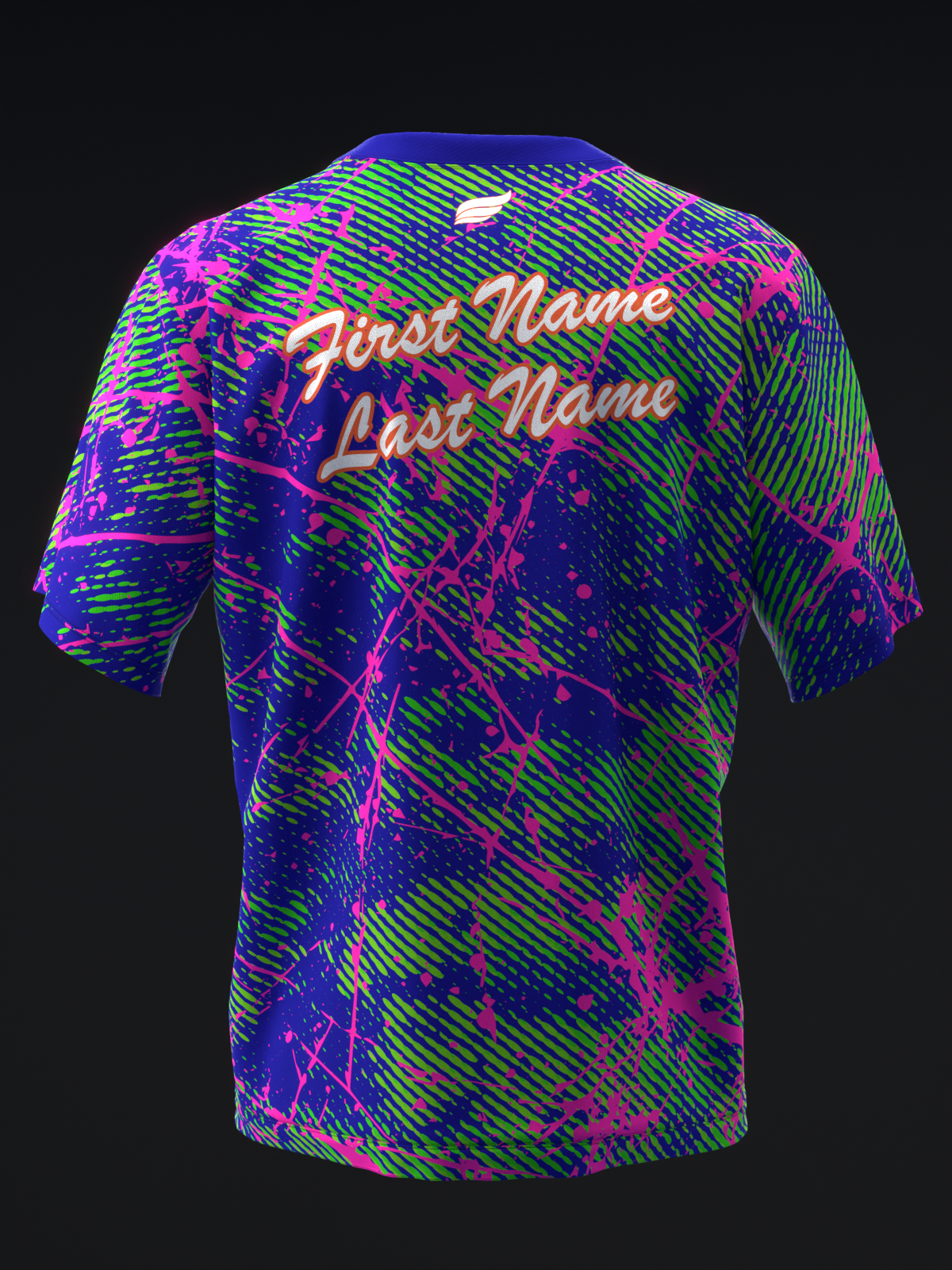 DV8 - HECKLER HYBRID NEON - BOWLING JERSEY