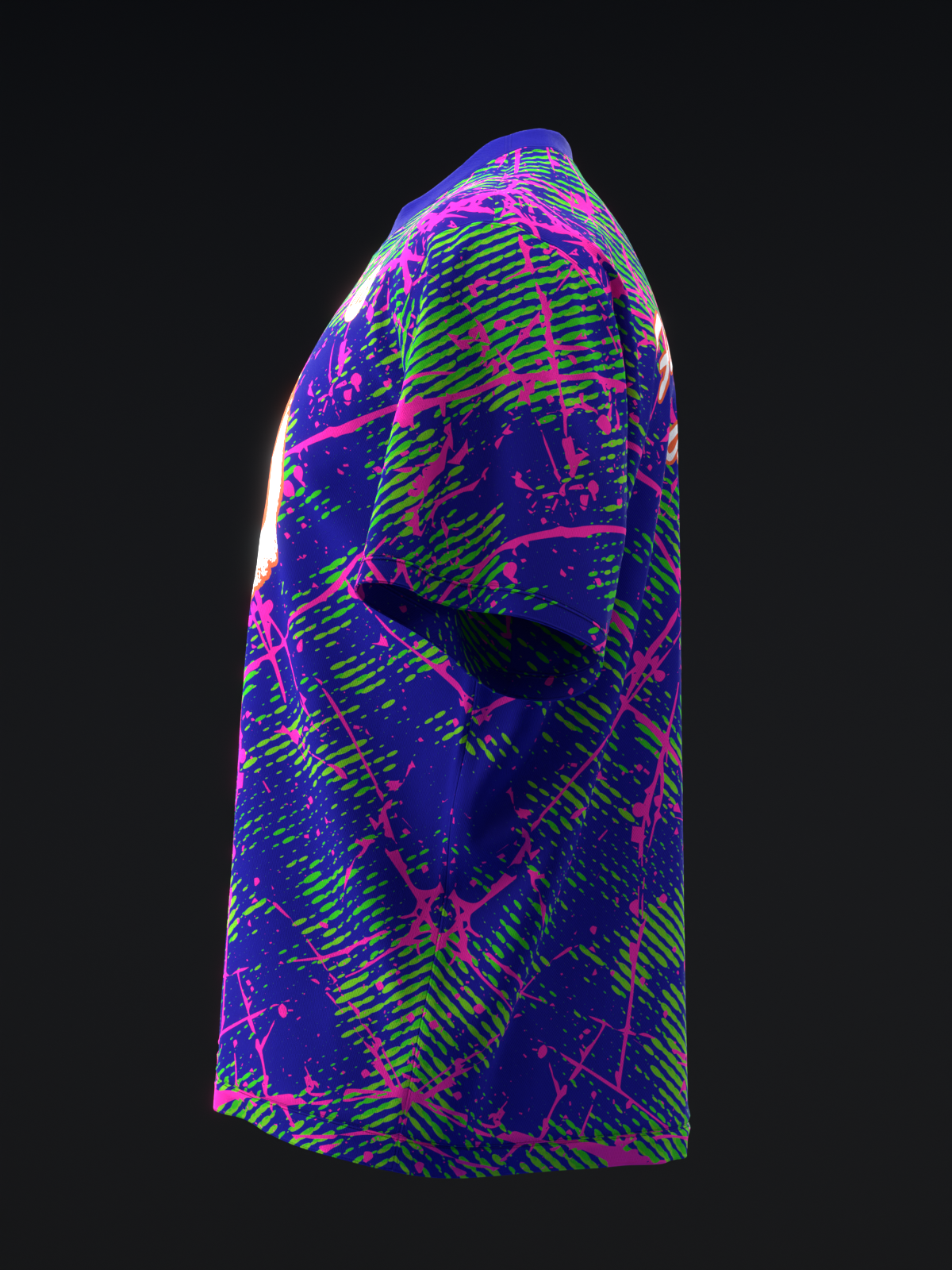 DV8 - HECKLER HYBRID NEON - BOWLING JERSEY