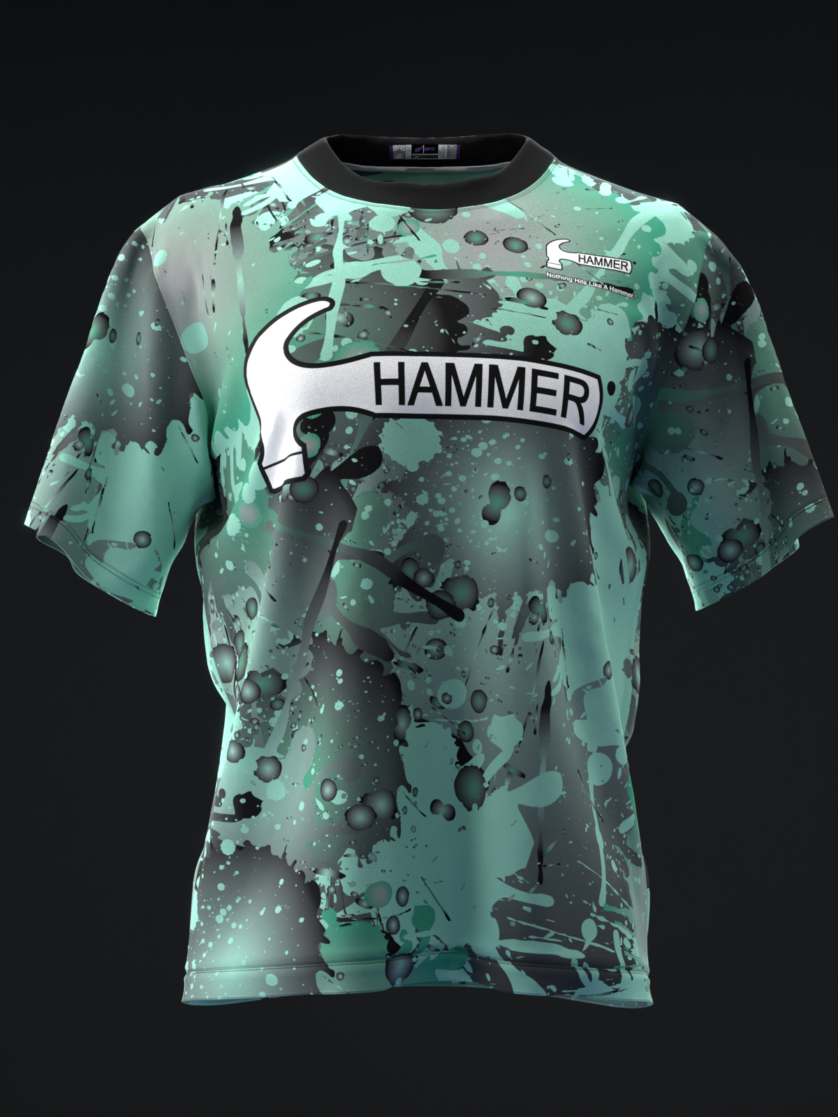 HAMMER - AXE GREEN SMOKE - BOWLING JERSEY