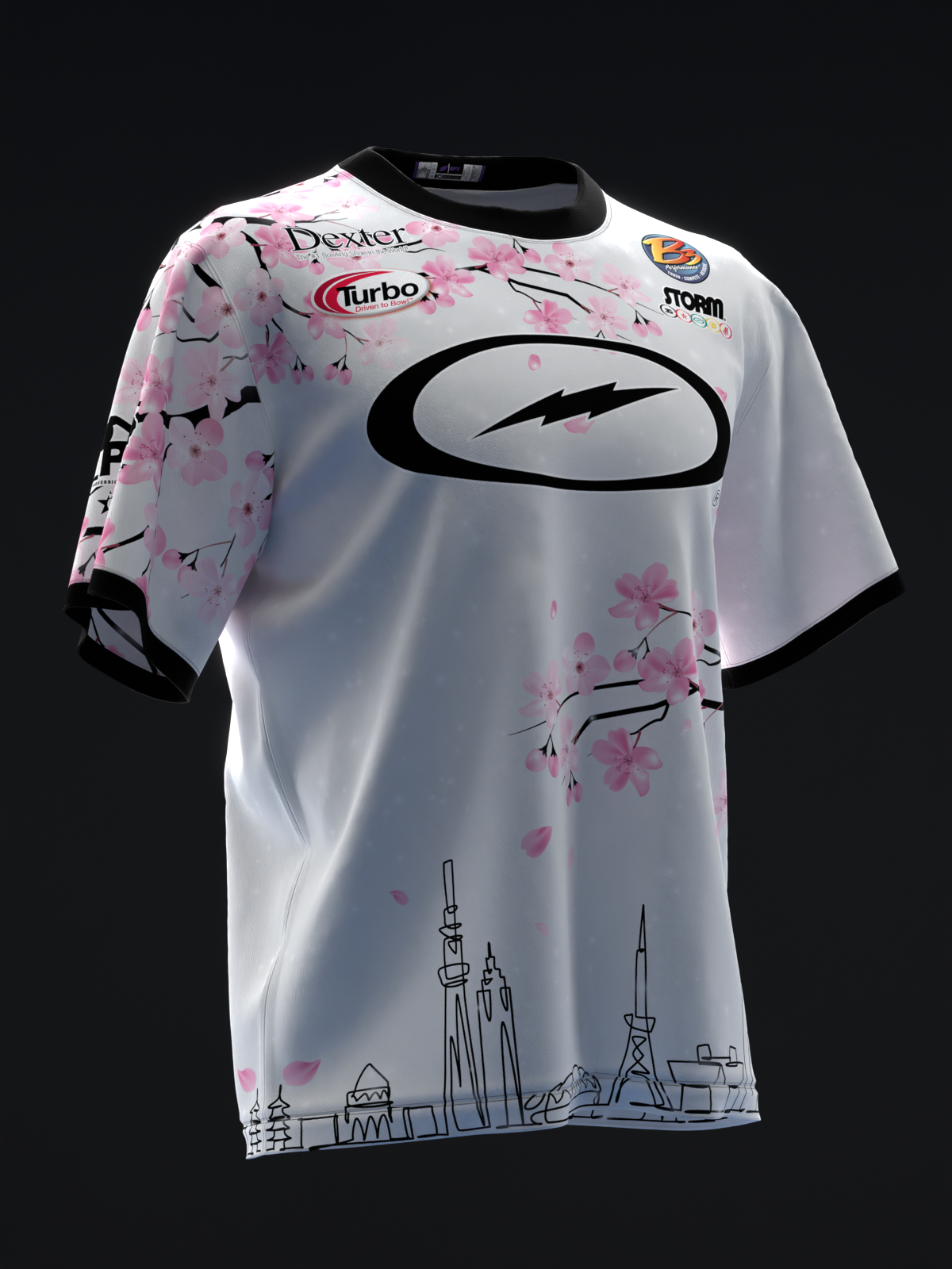 BRYANNA COTE 2025 - CHAPAN - SILVER PINK BOWLING JERSEY