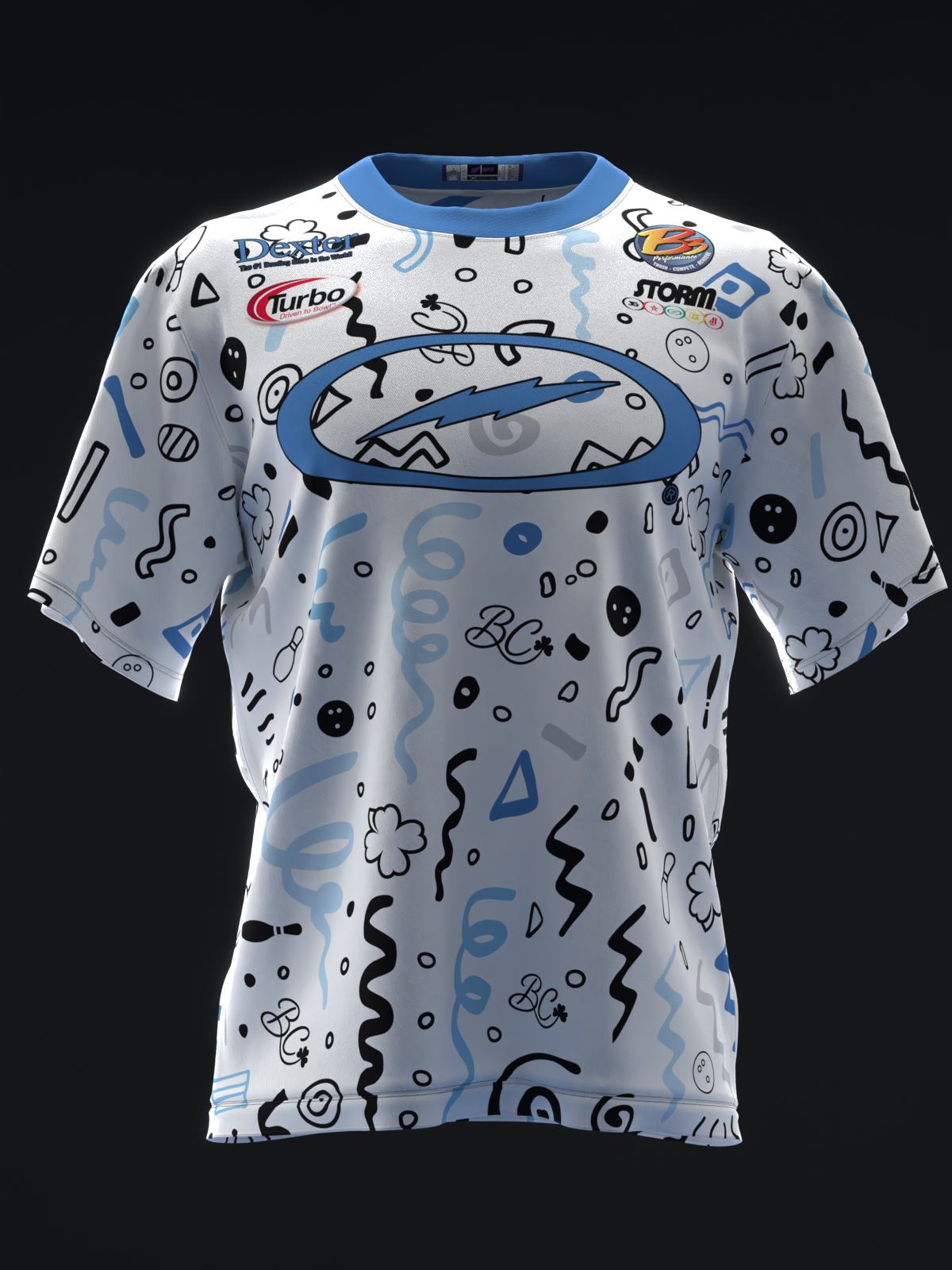 BRYANNA COTE 2025 - COLLAGE BW - BOWLING JERSEY