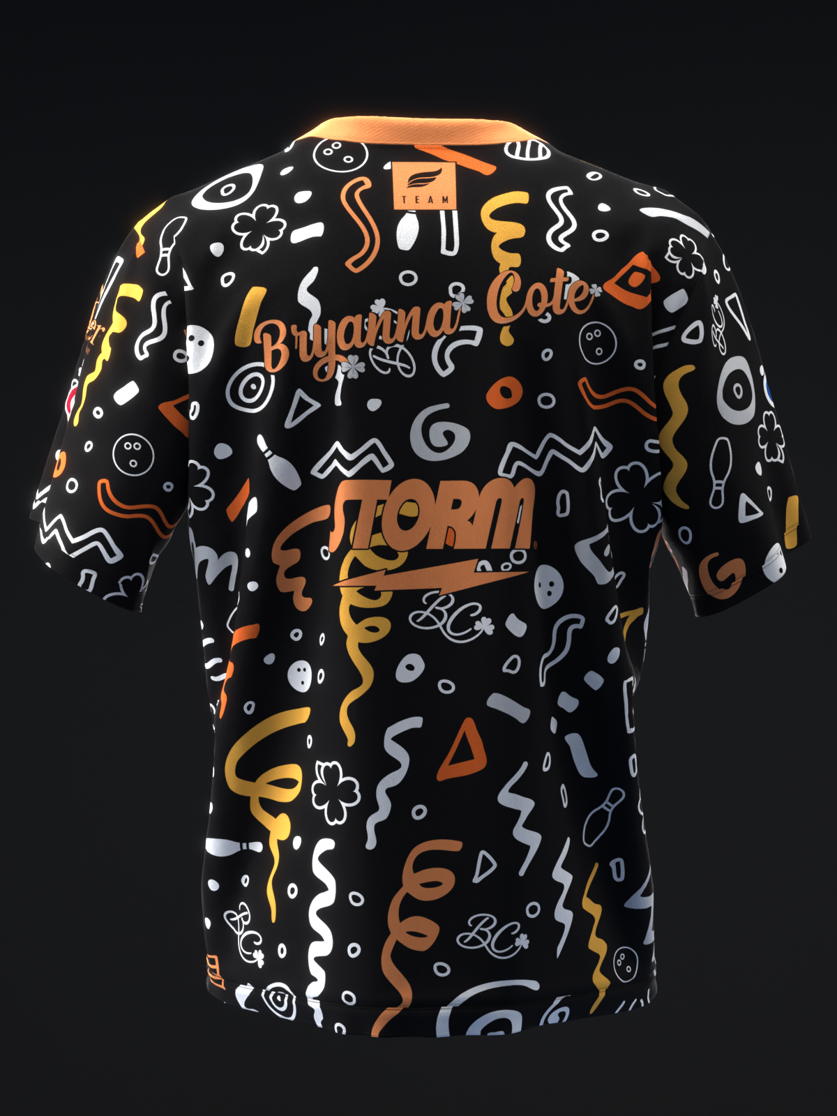 BRYANNA COTE 2025 - COLLAGE OB - BOWLING JERSEY