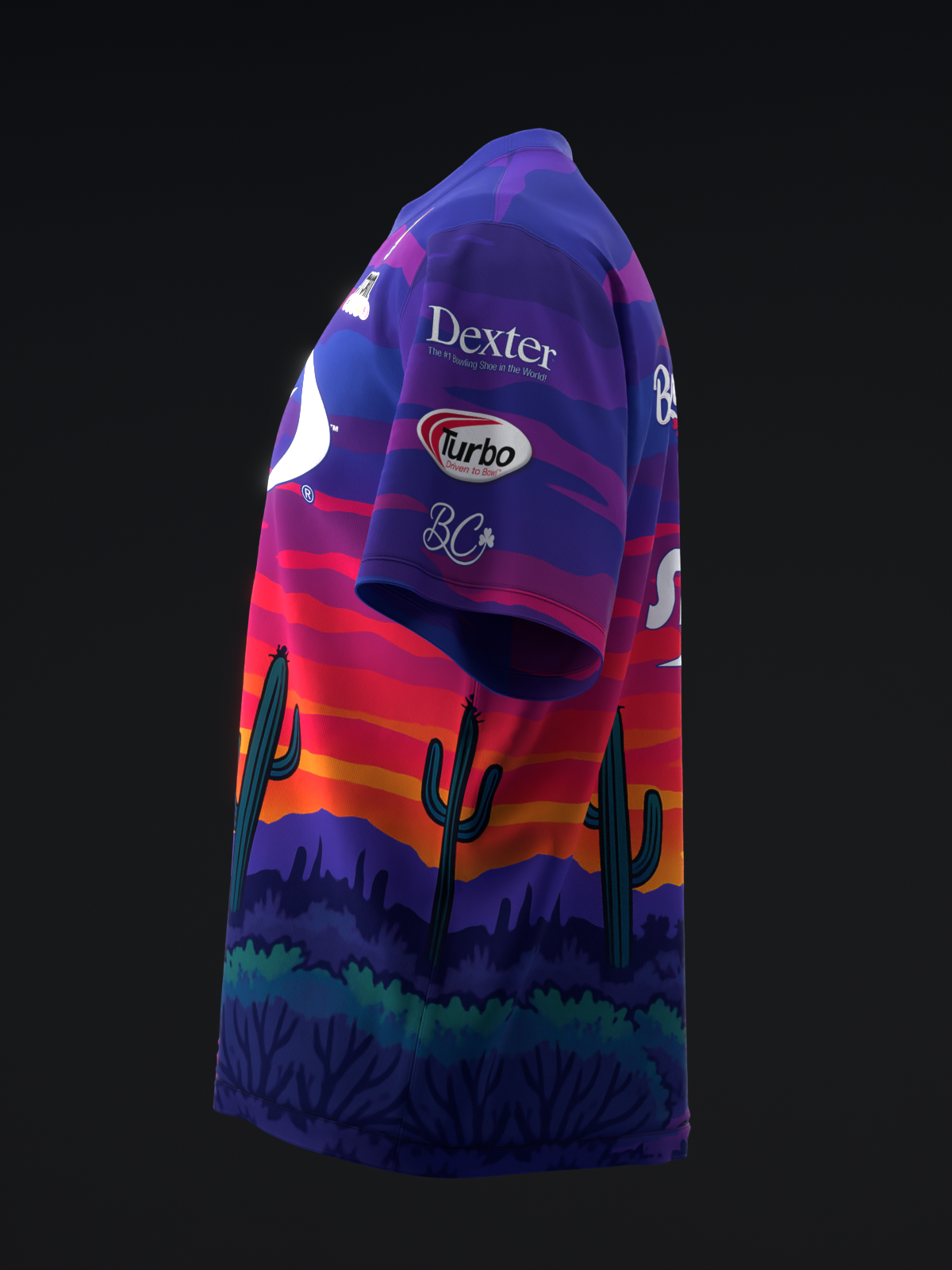 BRYANNA COTE 2025 - SIMPSON SUNSET - BOWLING JERSEY