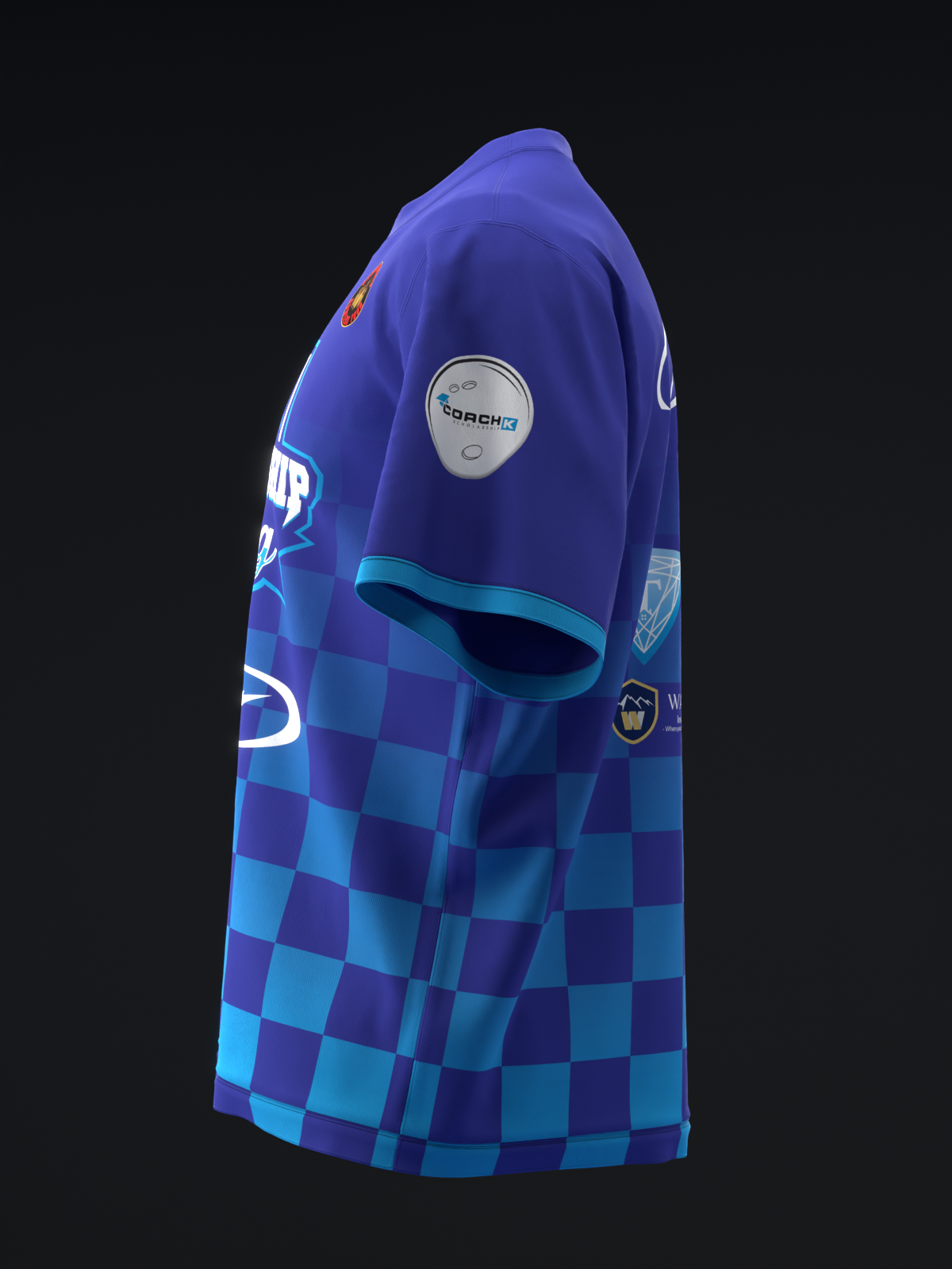 CHAMPIONSHIP BOWLING - MASTERS CHECKERED - BLUE