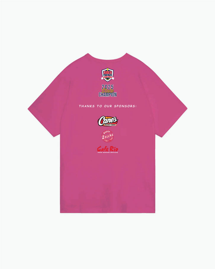 Chandler HS - Cheerleading Pink - Champion Tee