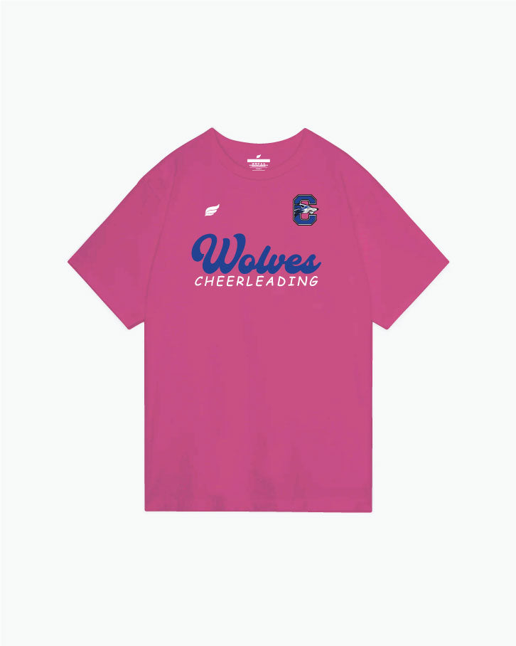 Chandler HS - Cheerleading Pink - Champion Tee