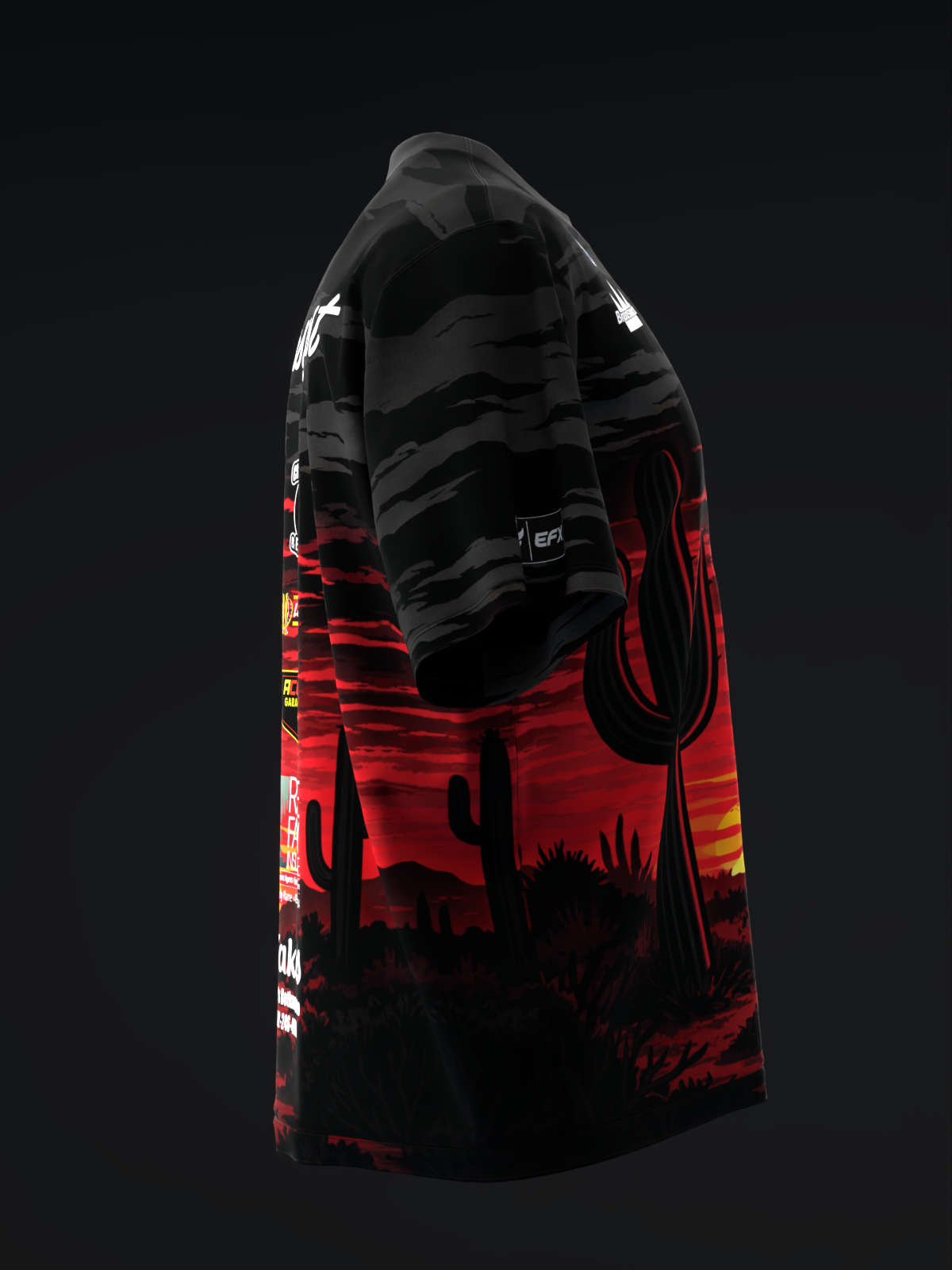 SBT - Desert Midnight Red - Bowling Jersey