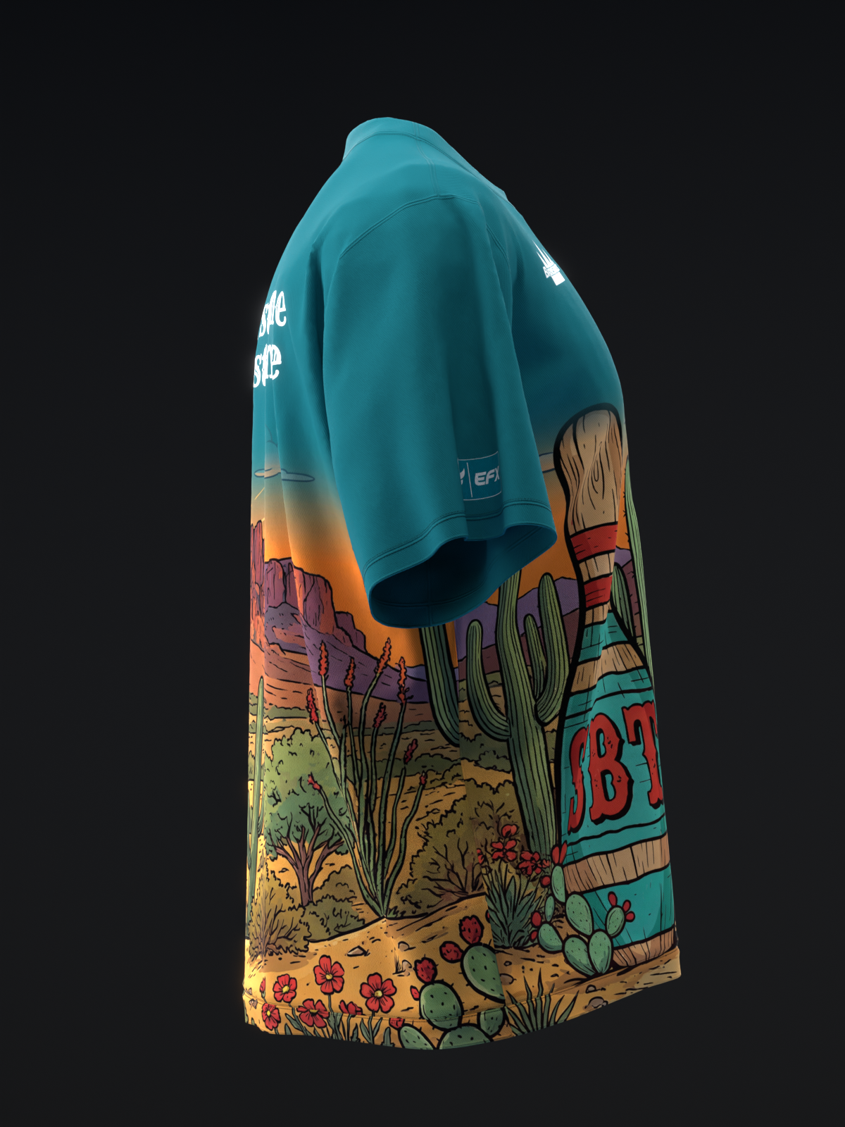 SBT - DESERT TEAL - BOWLING JERSEY
