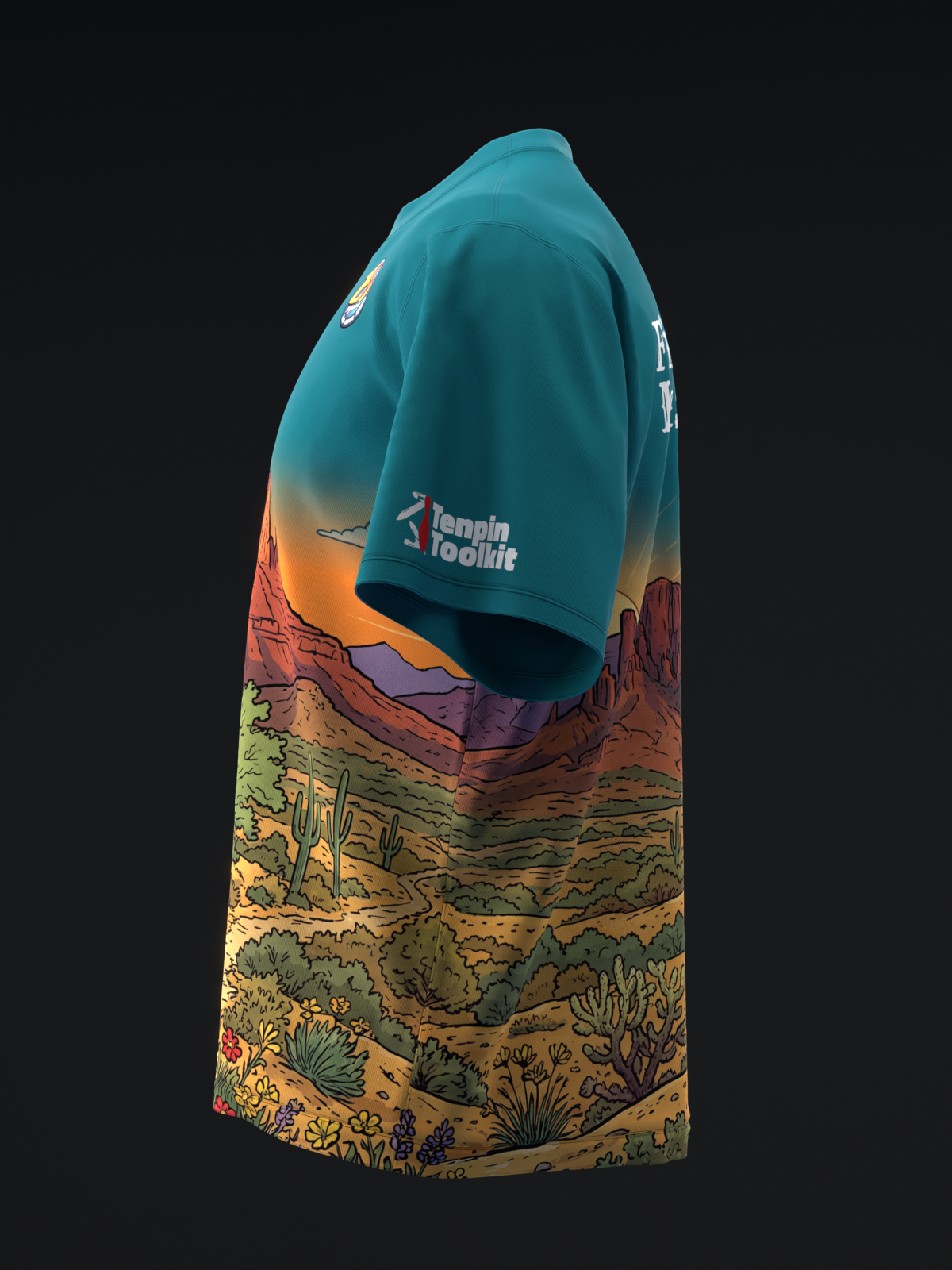 SBT - DESERT TEAL - BOWLING JERSEY