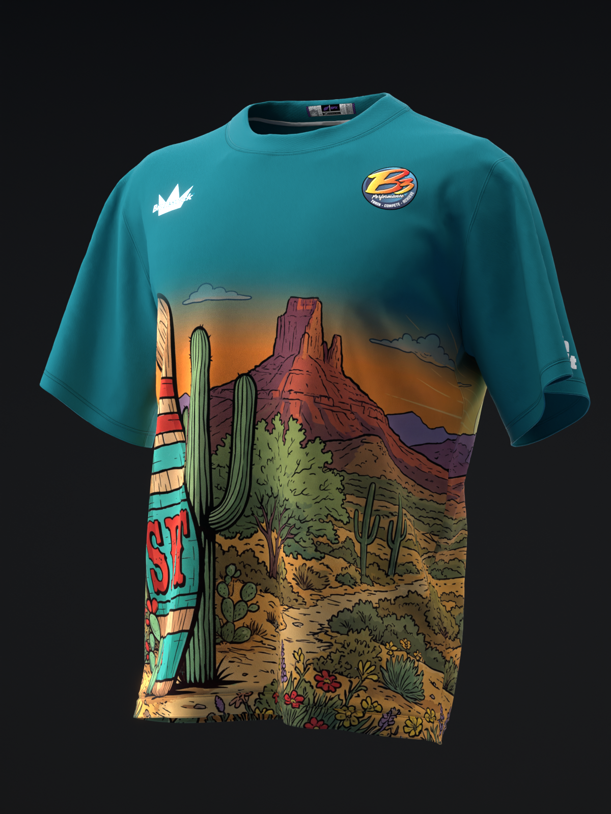 SBT - DESERT TEAL - BOWLING JERSEY
