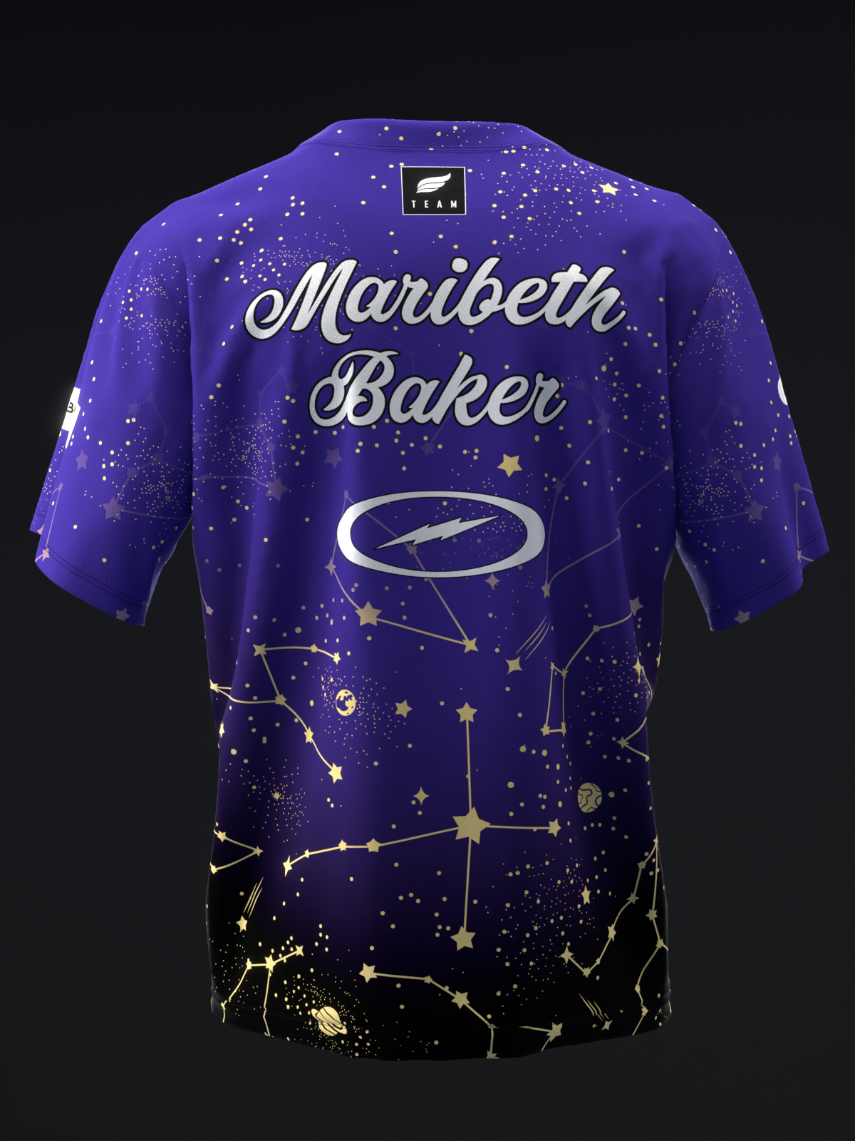 MARIBETH BAKER 2024 - CONSTELLATION FADE - BOWLING JERSEY