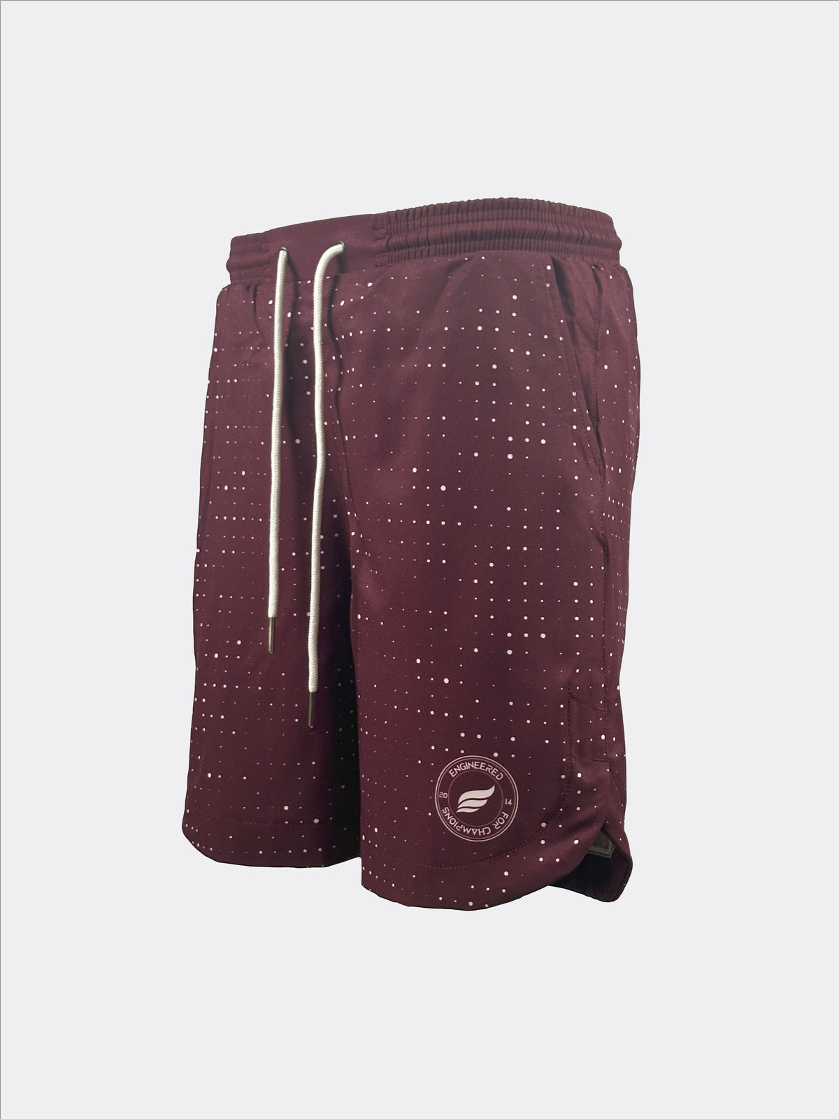 LEGEND SHORTS - DOTS MAROON