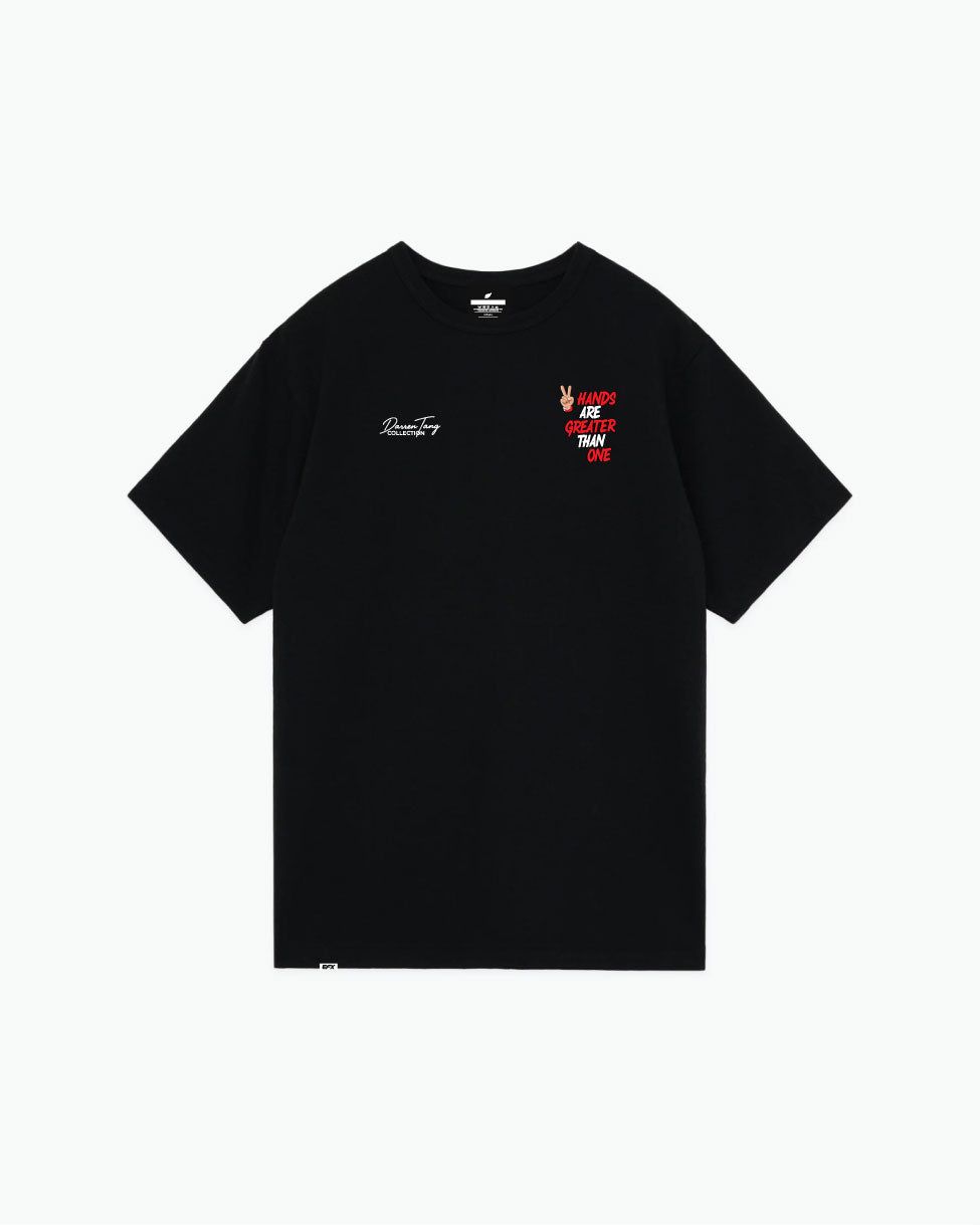 Darren Tang - 2 Hands Black - Champion Tee