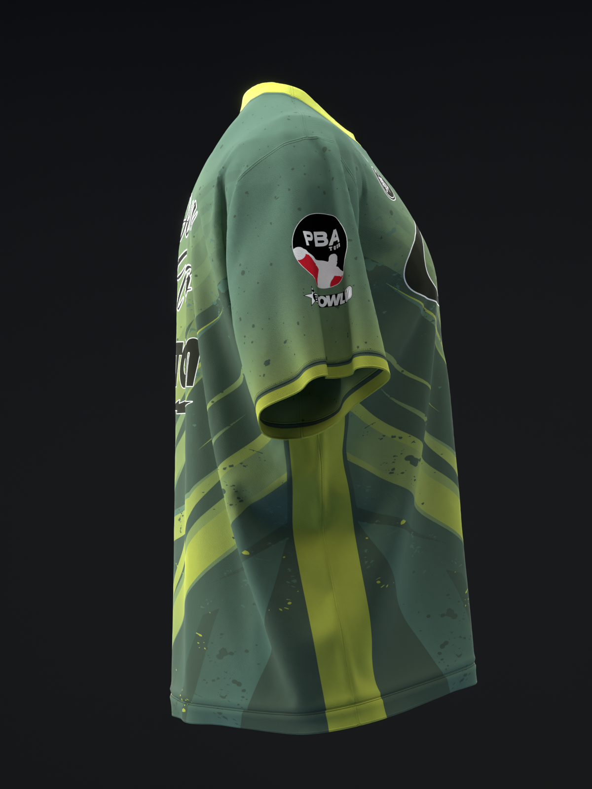 DARREN TANG 2025 - LIGHTNING GREEN LOBSTER - BOWLING JERSEY