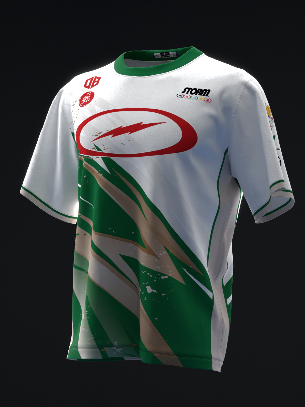 Darren Tang 2025 - Lightning Pine Green - Bowling Jersey