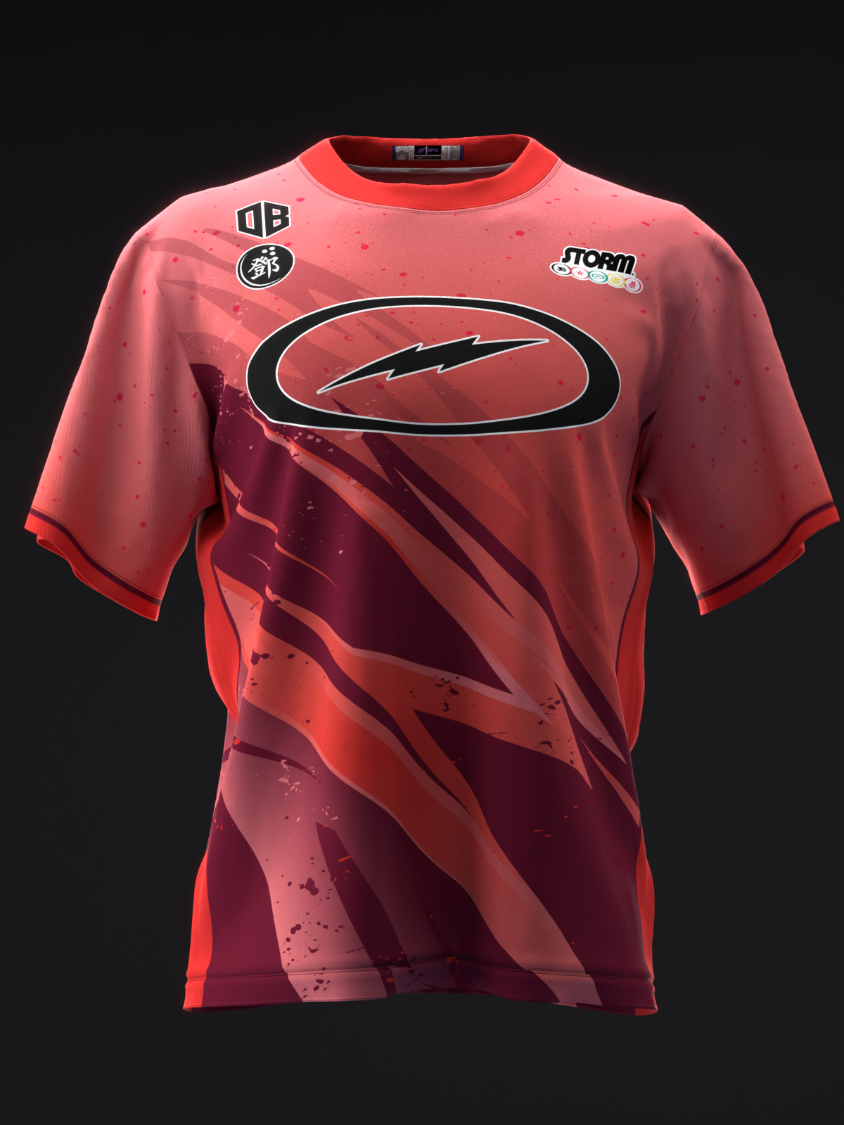 Darren Tang 2025 - Lightning Red Lobster - Bowling Jersey