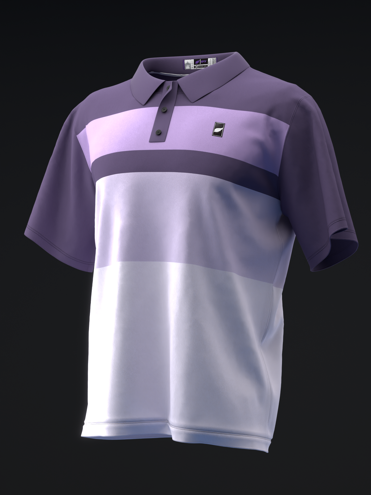 FAIRWAYS - ADVANTAGE - PURPLE - BOWLING POLO