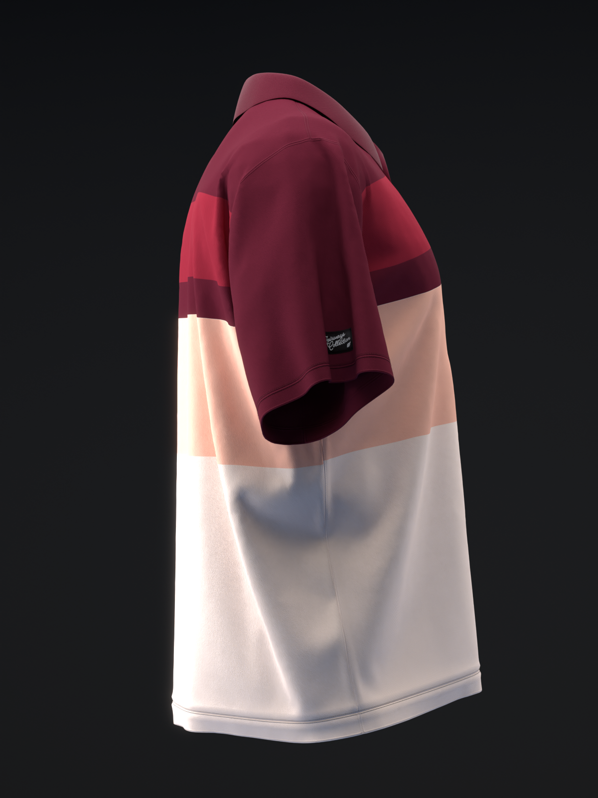 FAIRWAYS - ADVANTAGE - RED - BOWLING POLO