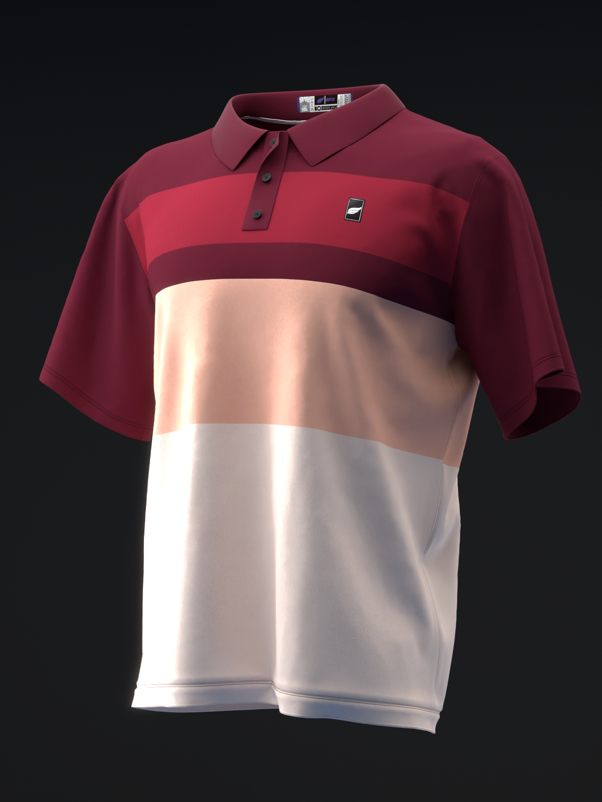 FAIRWAYS - ADVANTAGE - RED - BOWLING POLO