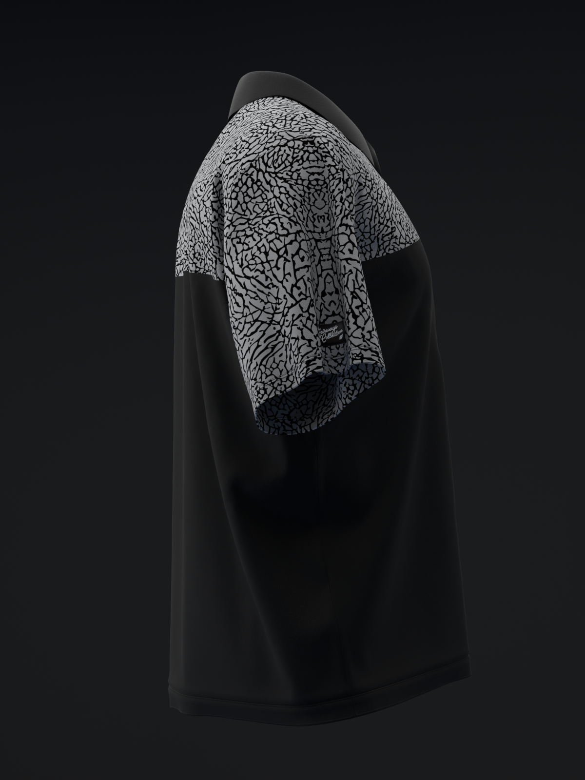 FAIRWAYS - ELEPHANT - BLACK - BOWLING POLO