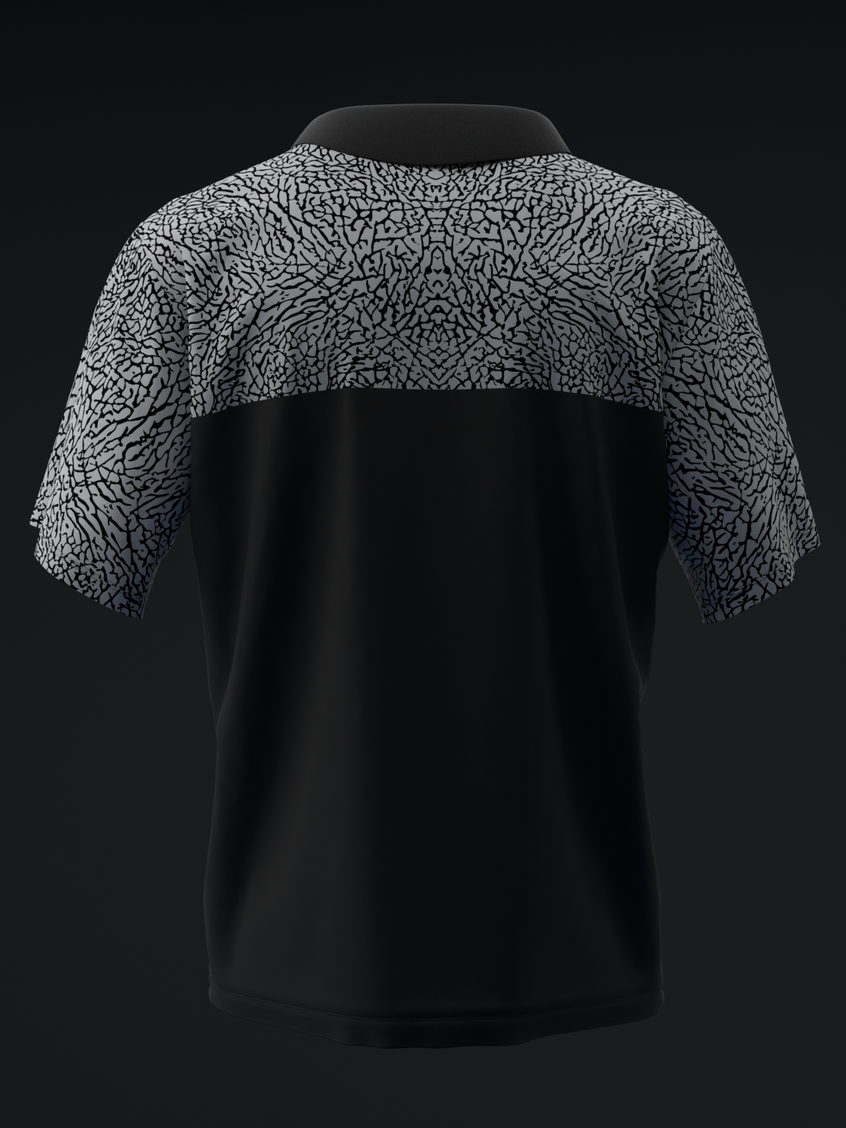 FAIRWAYS - ELEPHANT - BLACK - BOWLING POLO