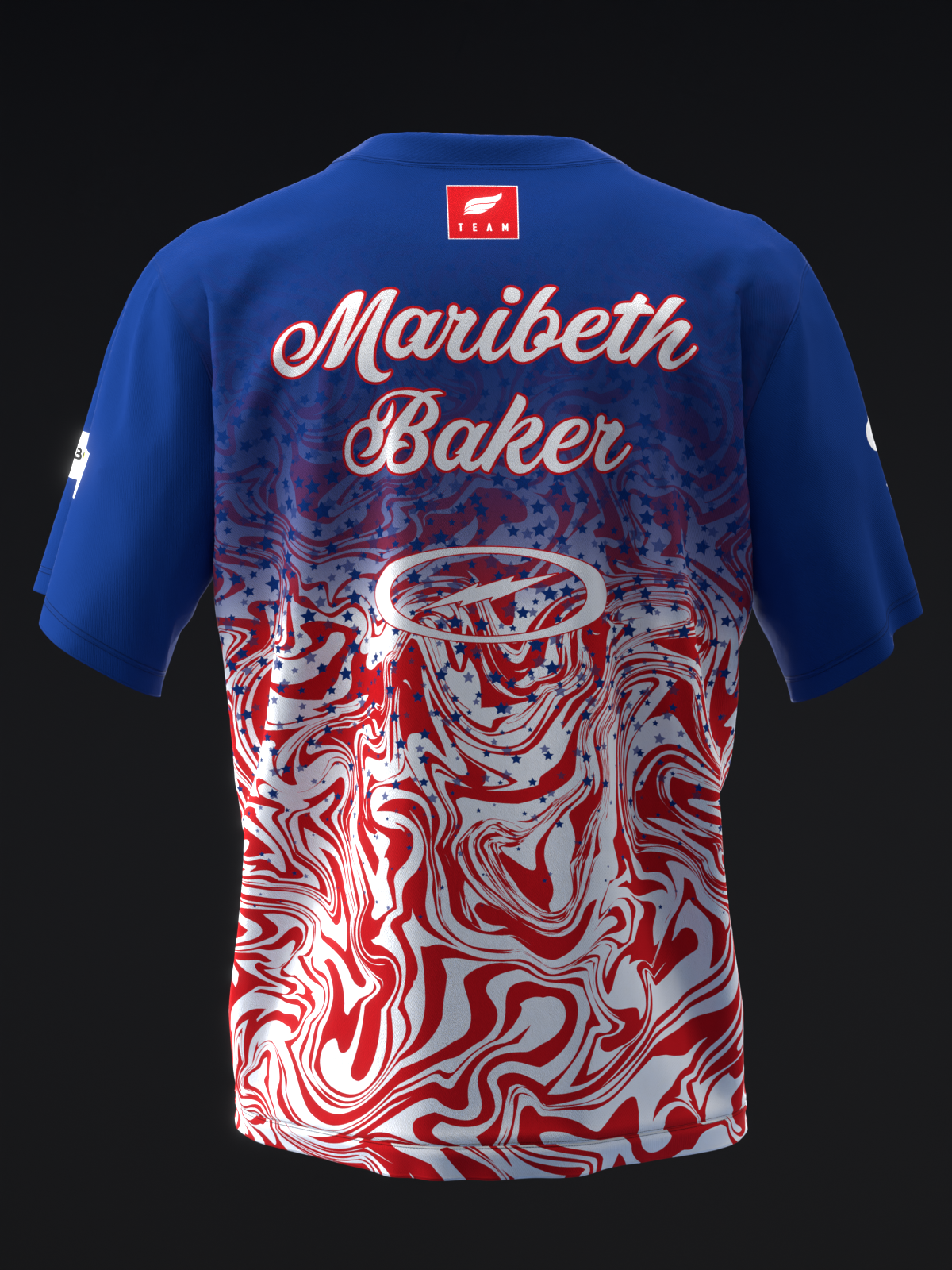 Maribeth Baker 2024 - Falling Stars - Bowling Jersey