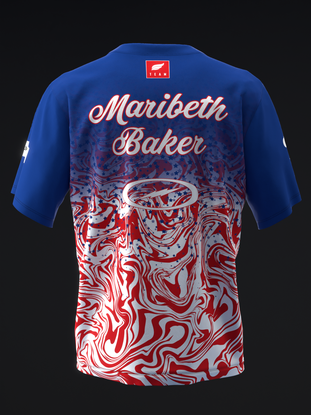 MARIBETH BAKER 2024 - FALLING STARS - BOWLING JERSEY