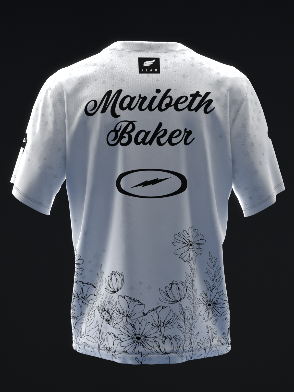 MARIBETH BAKER 2024 - FLOWERS AND STEMS - BOWLING JERSEY