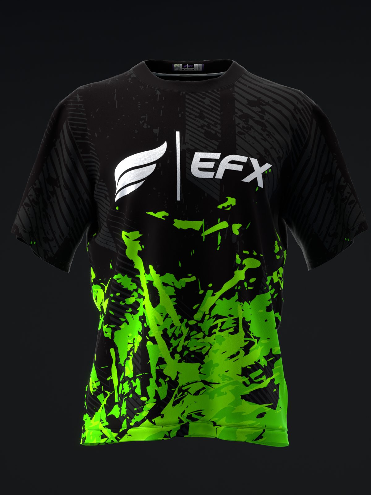 STRUNGE - NEON GREEN - BOWLING JERSEY