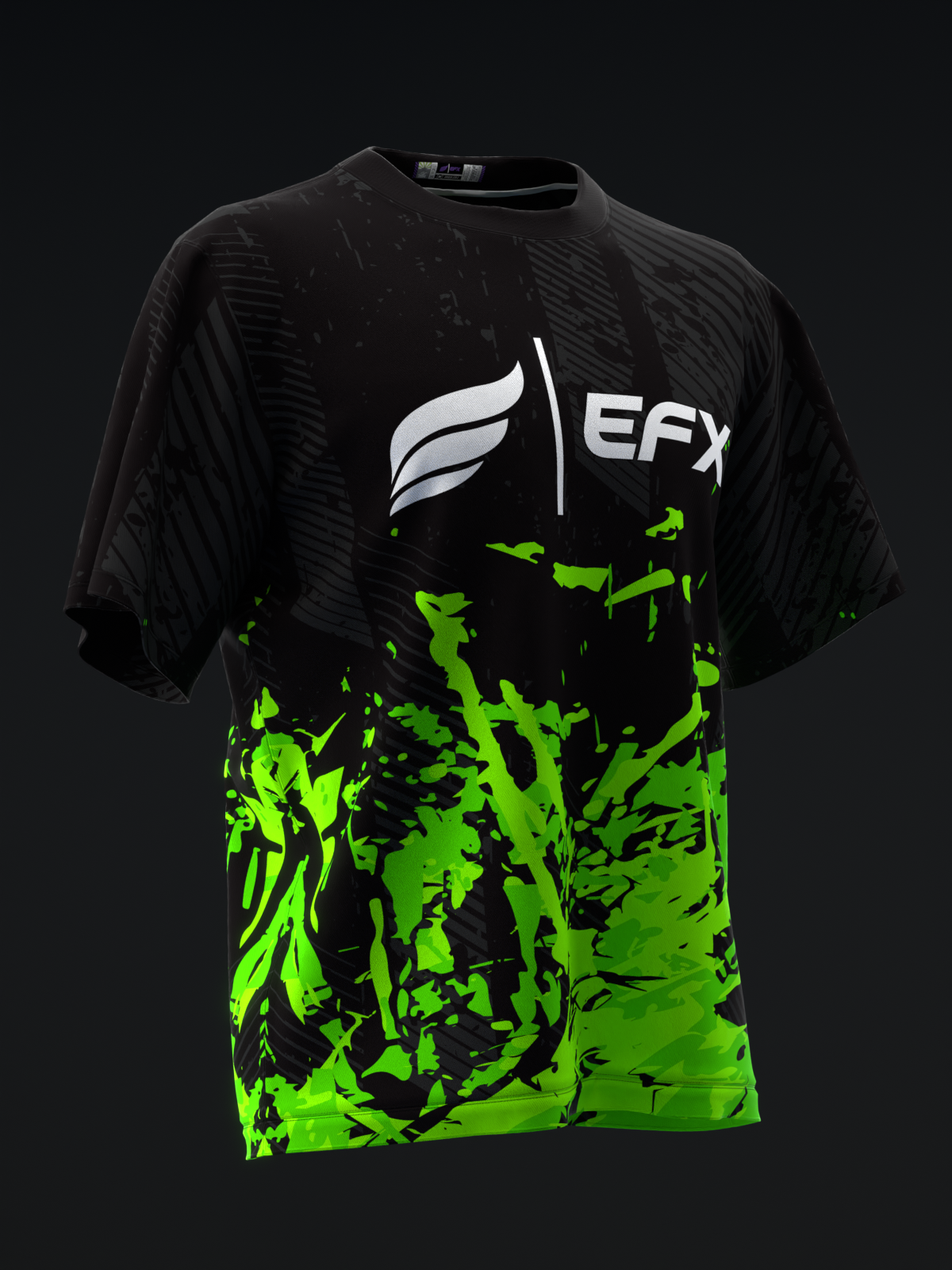 STRUNGE - NEON GREEN - BOWLING JERSEY