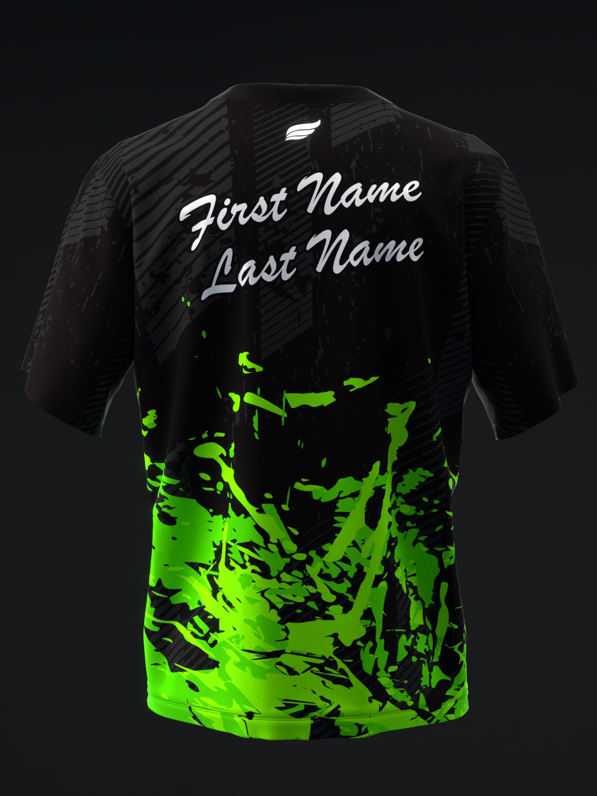 STRUNGE - NEON GREEN - BOWLING JERSEY