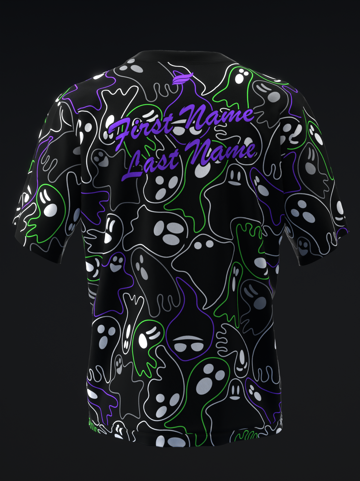 NEON GHOSTS - BOWLING JERSEY