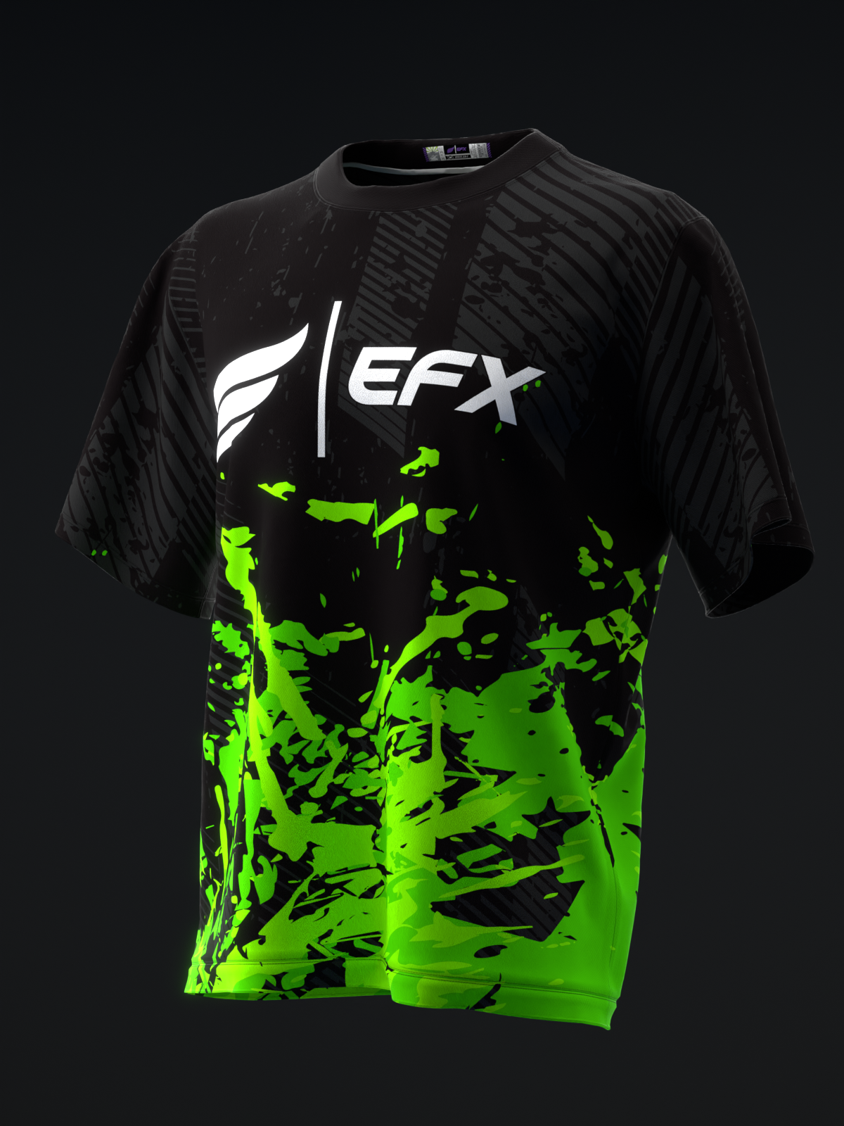 STRUNGE - NEON GREEN - BOWLING JERSEY