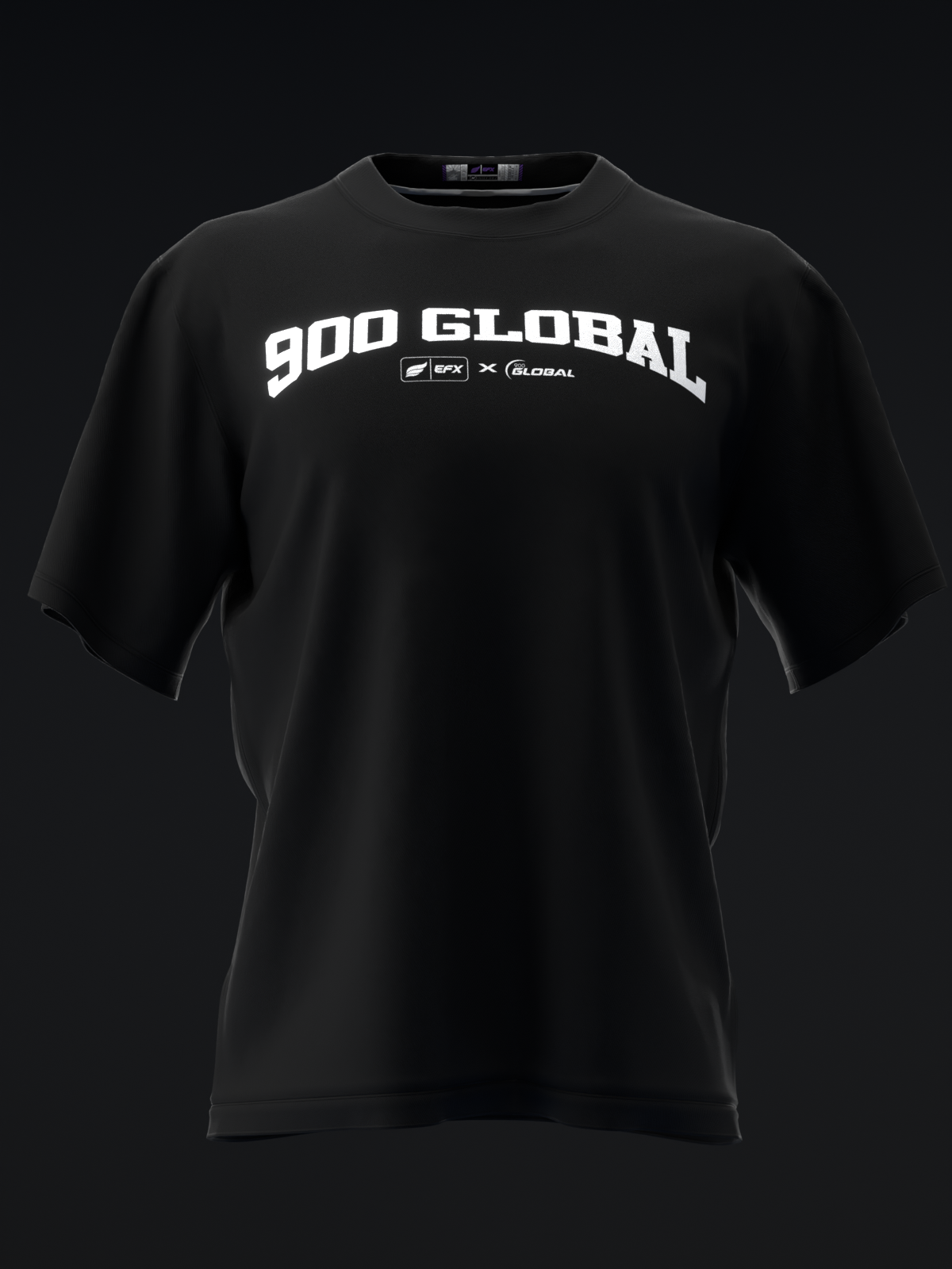 ATHLETIC - BLACK - BOWLING T-SHIRT