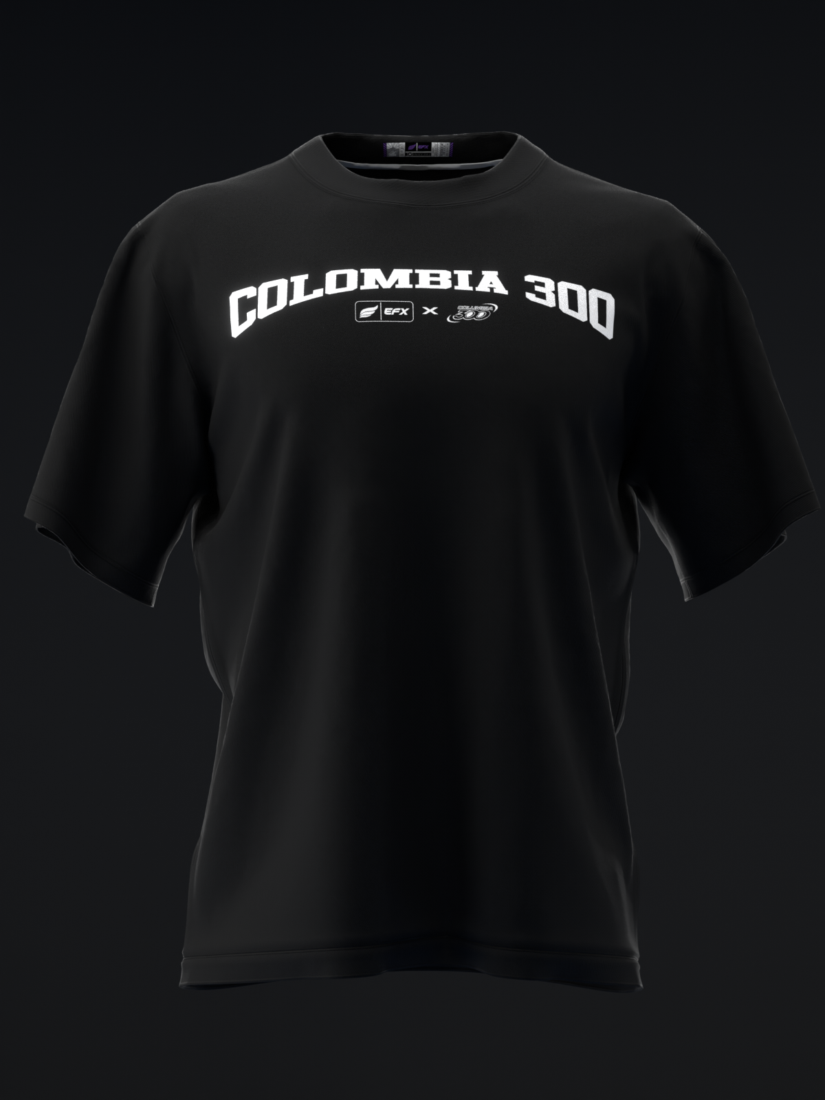 ATHLETIC - BLACK - BOWLING T-SHIRT