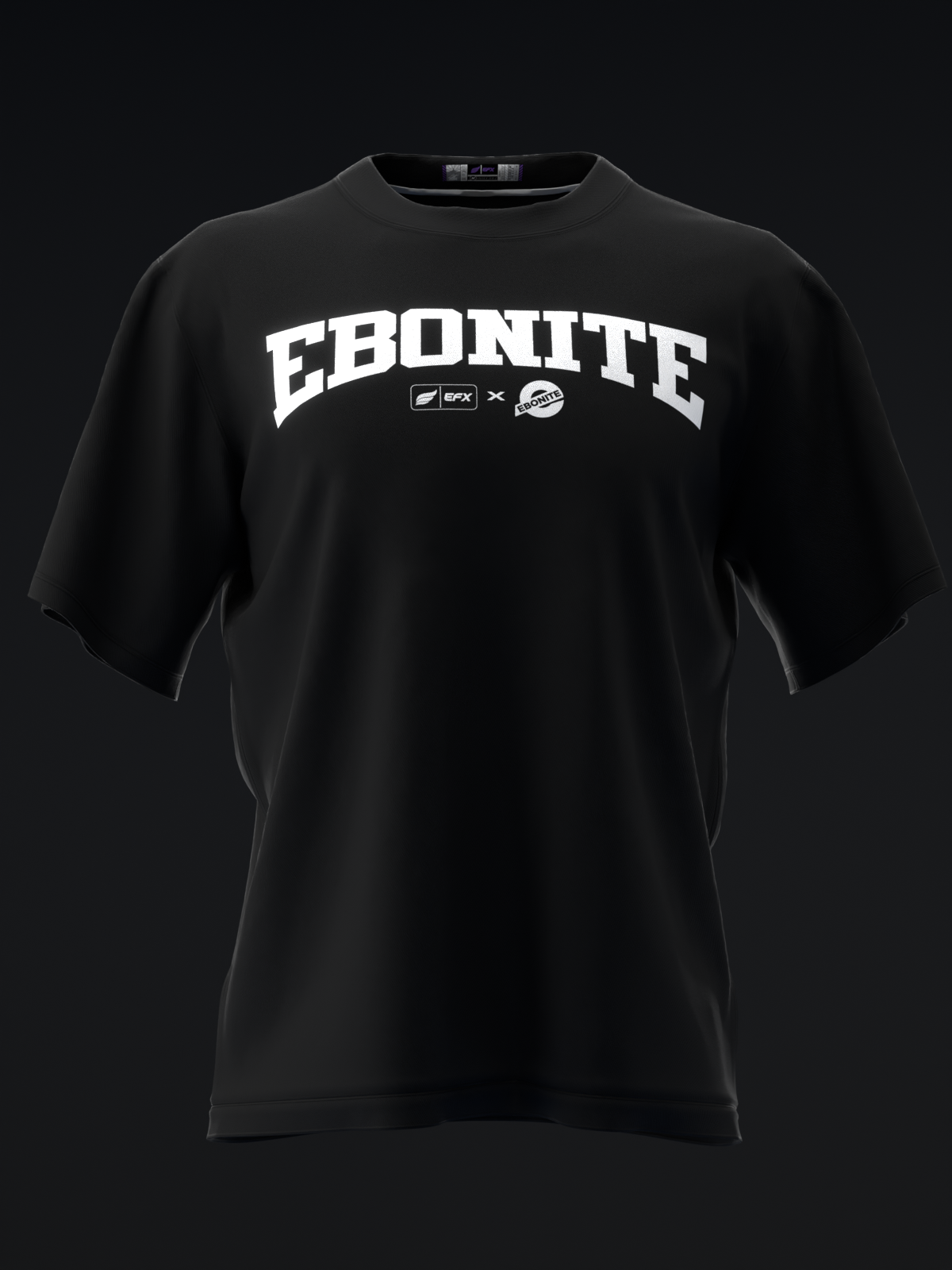 ATHLETIC - BLACK - BOWLING T-SHIRT