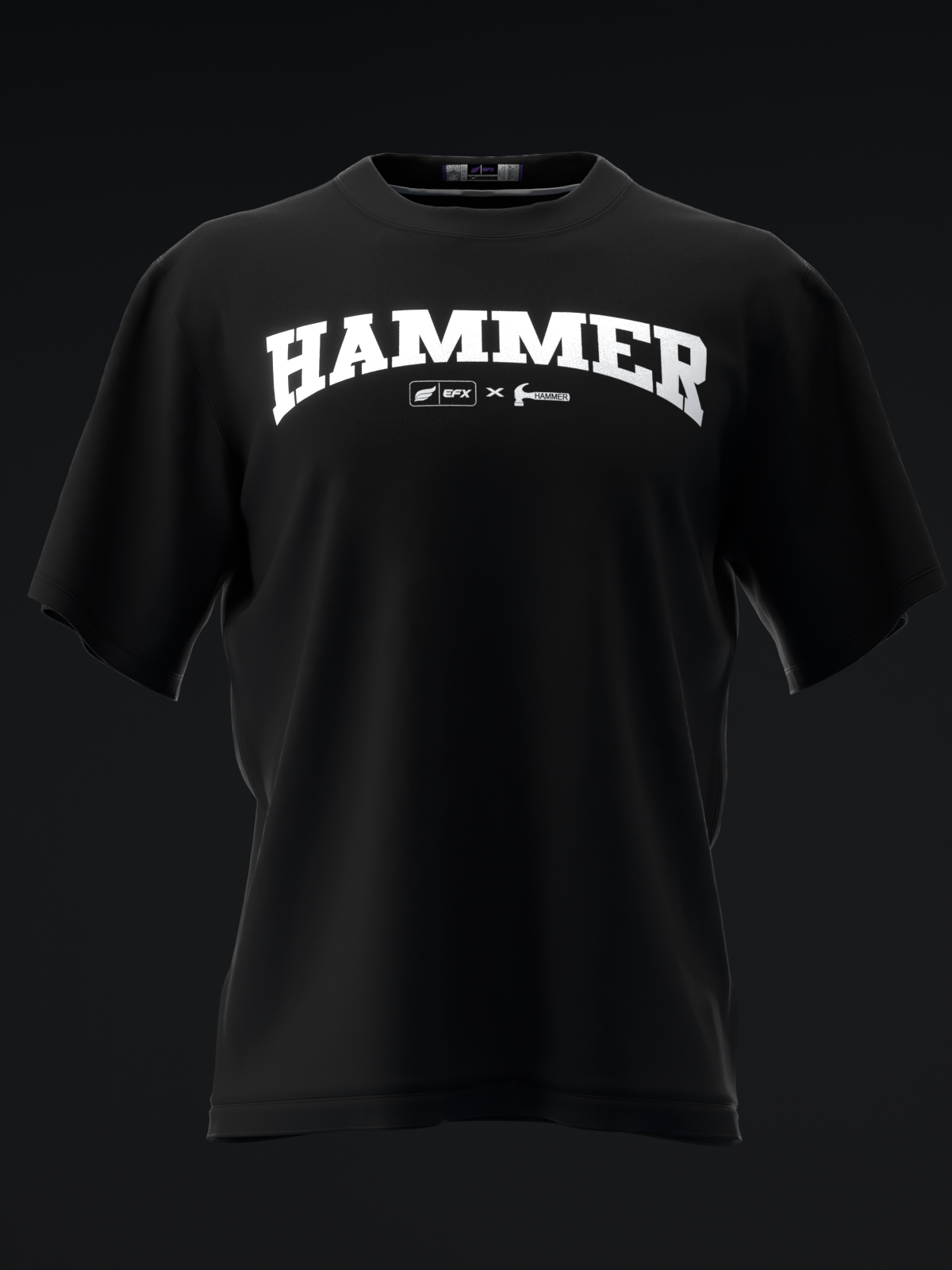 ATHLETIC - BLACK - BOWLING T-SHIRT